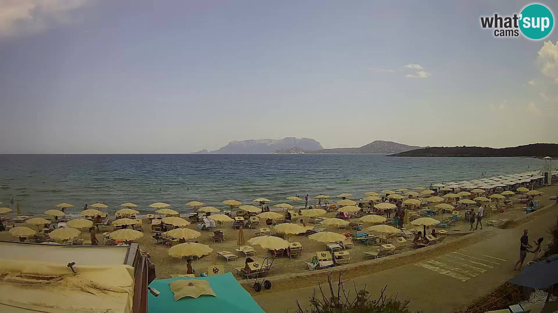 Plaža Pittulongu uživo web kamera Olbia – Sardinija – Italija