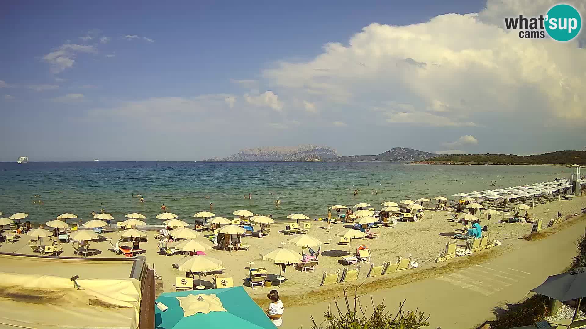 La playa de Pittulongu webcam en vivo Olbia – Cerdeña – Italia