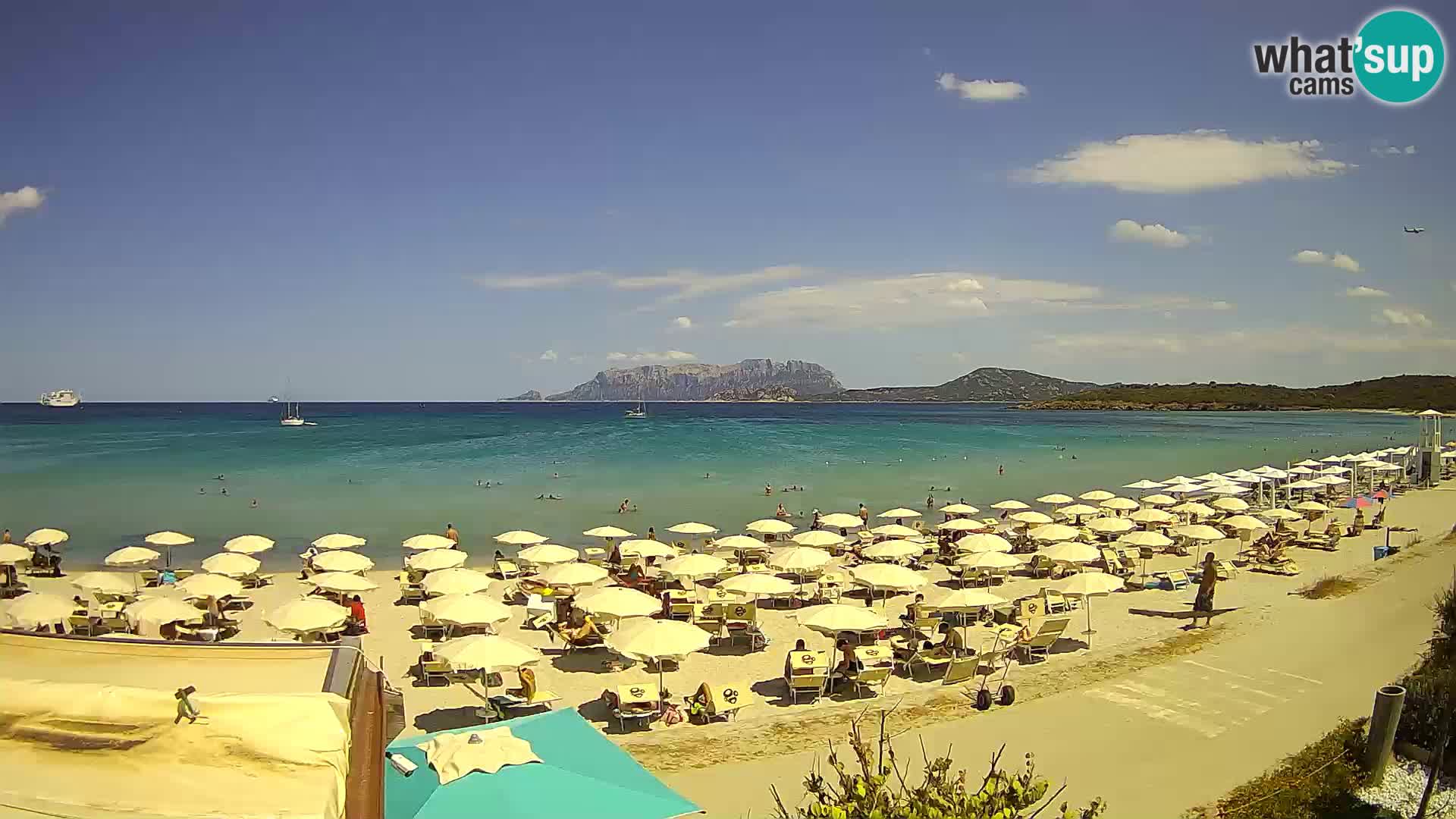 Der Strand von Pittulongu Live-Webcam Olbia – Sardinien – Italien