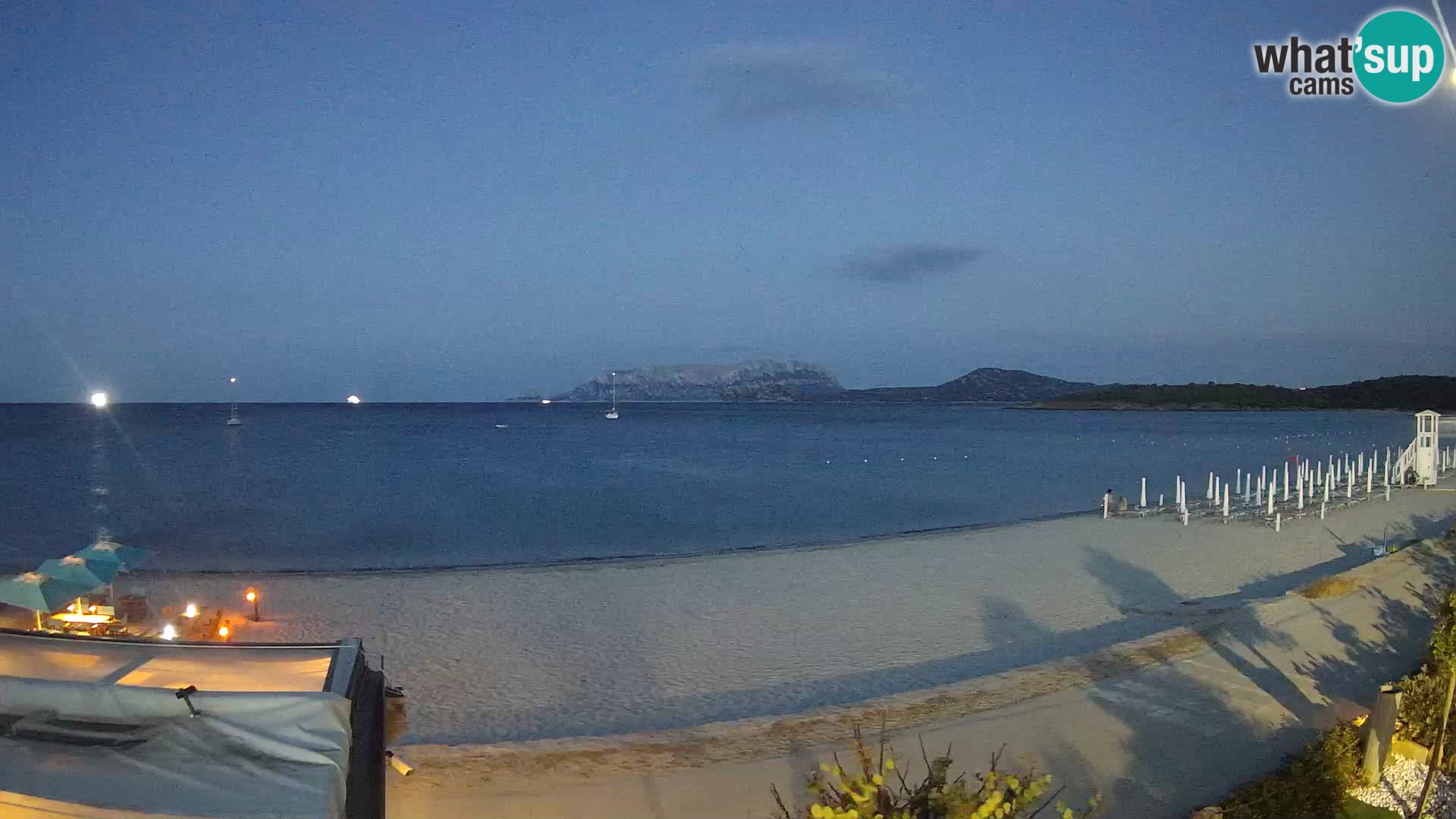 La playa de Pittulongu webcam en vivo Olbia – Cerdeña – Italia
