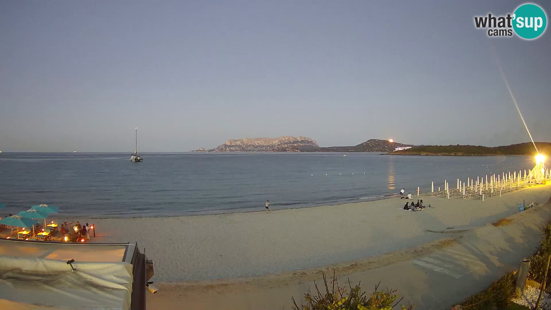 La playa de Pittulongu webcam en vivo Olbia – Cerdeña – Italia