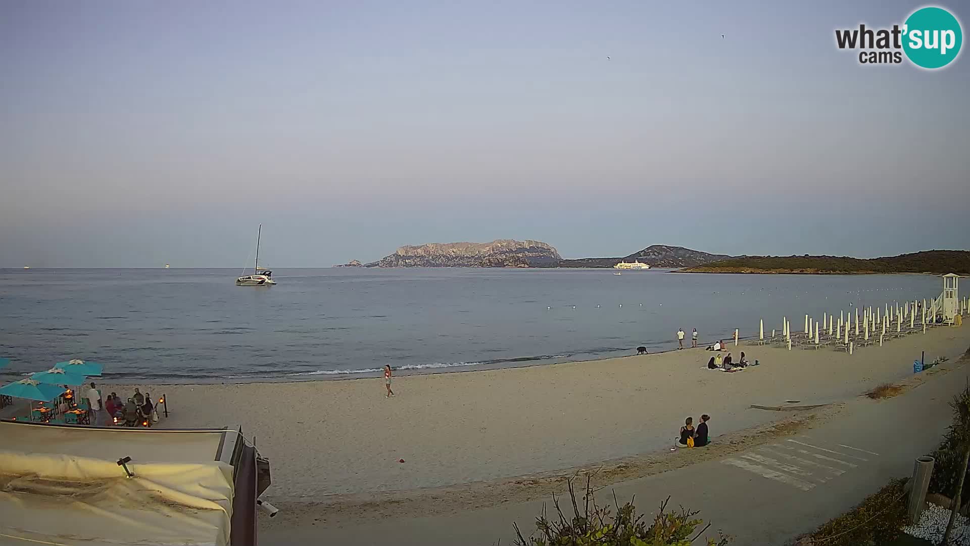 La playa de Pittulongu webcam en vivo Olbia – Cerdeña – Italia