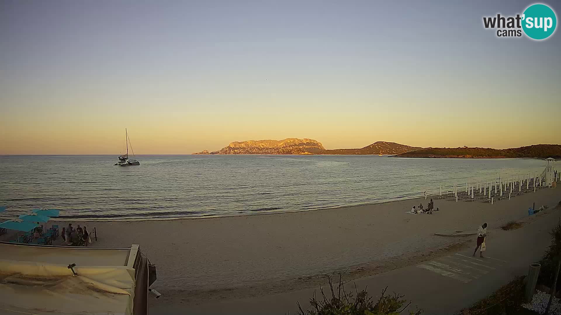 La playa de Pittulongu webcam en vivo Olbia – Cerdeña – Italia