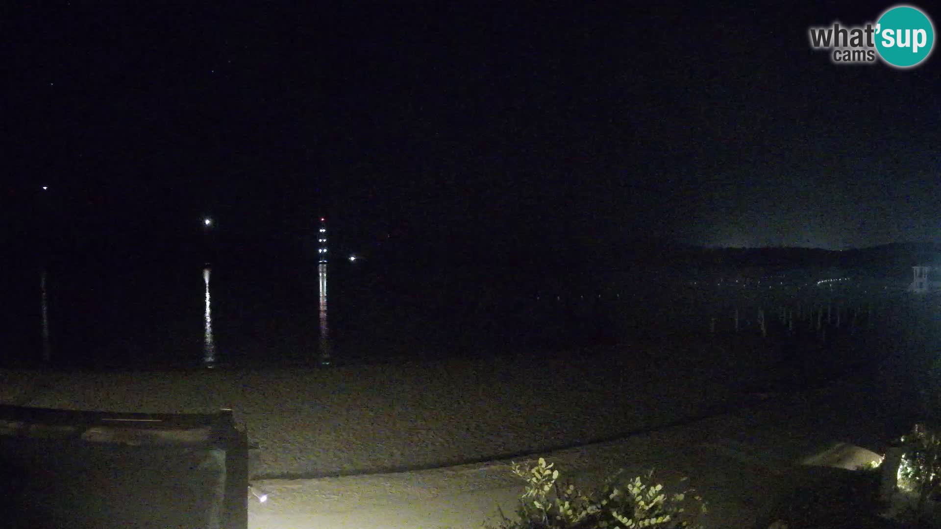 La webcam spiaggia Pittulongu vicino Olbia – Sardegna