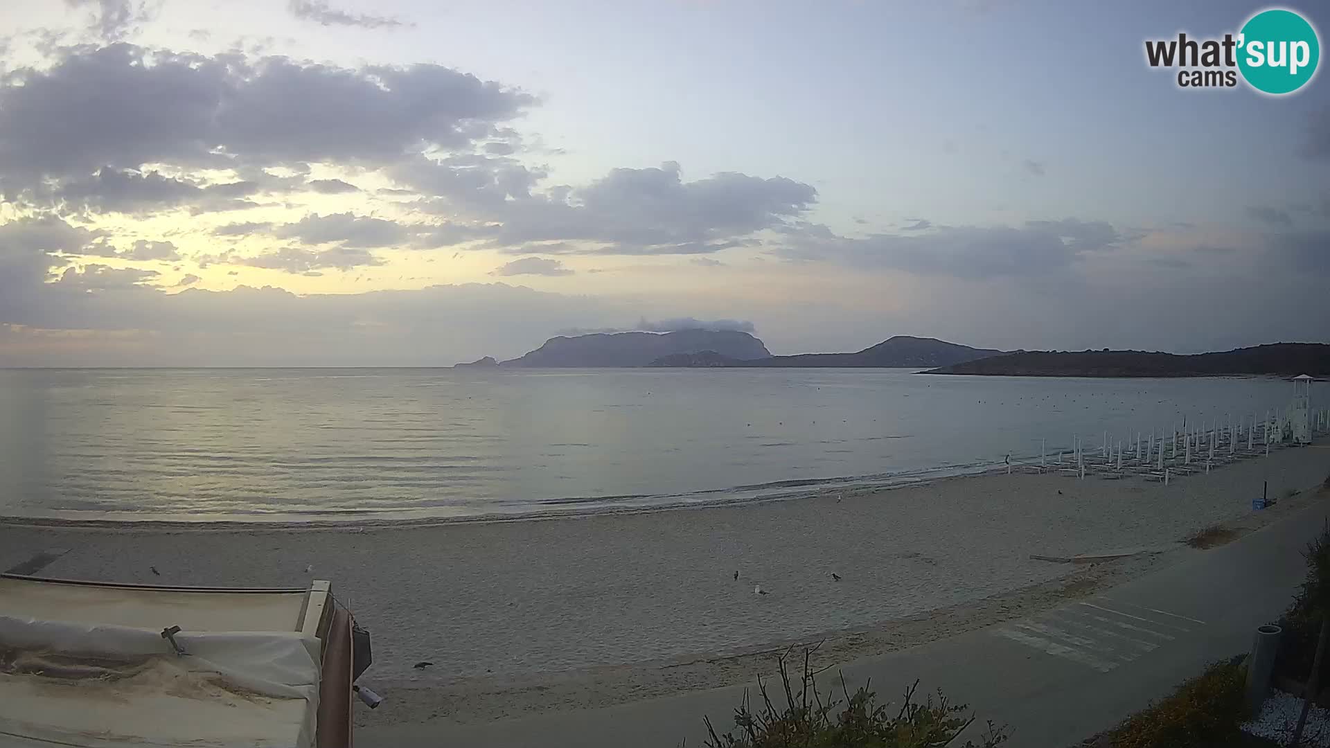La playa de Pittulongu webcam en vivo Olbia – Cerdeña – Italia