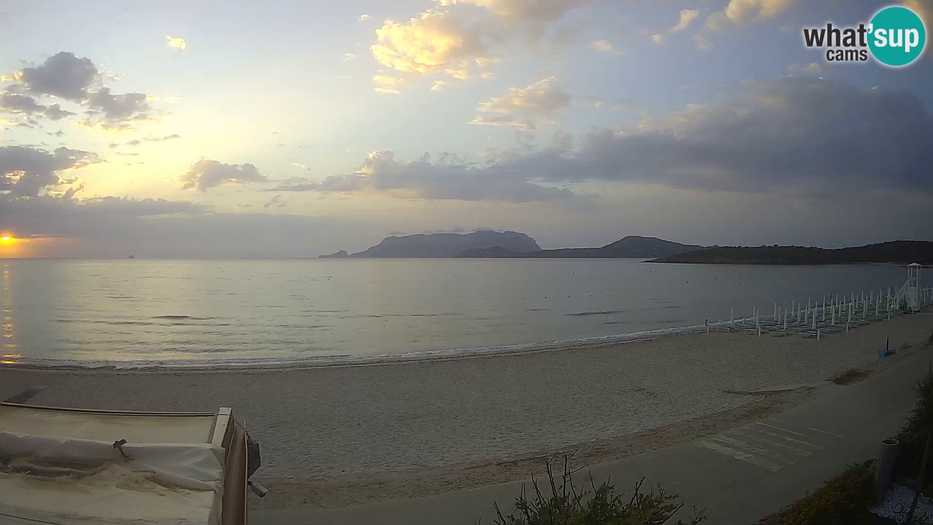 La playa de Pittulongu webcam en vivo Olbia – Cerdeña – Italia