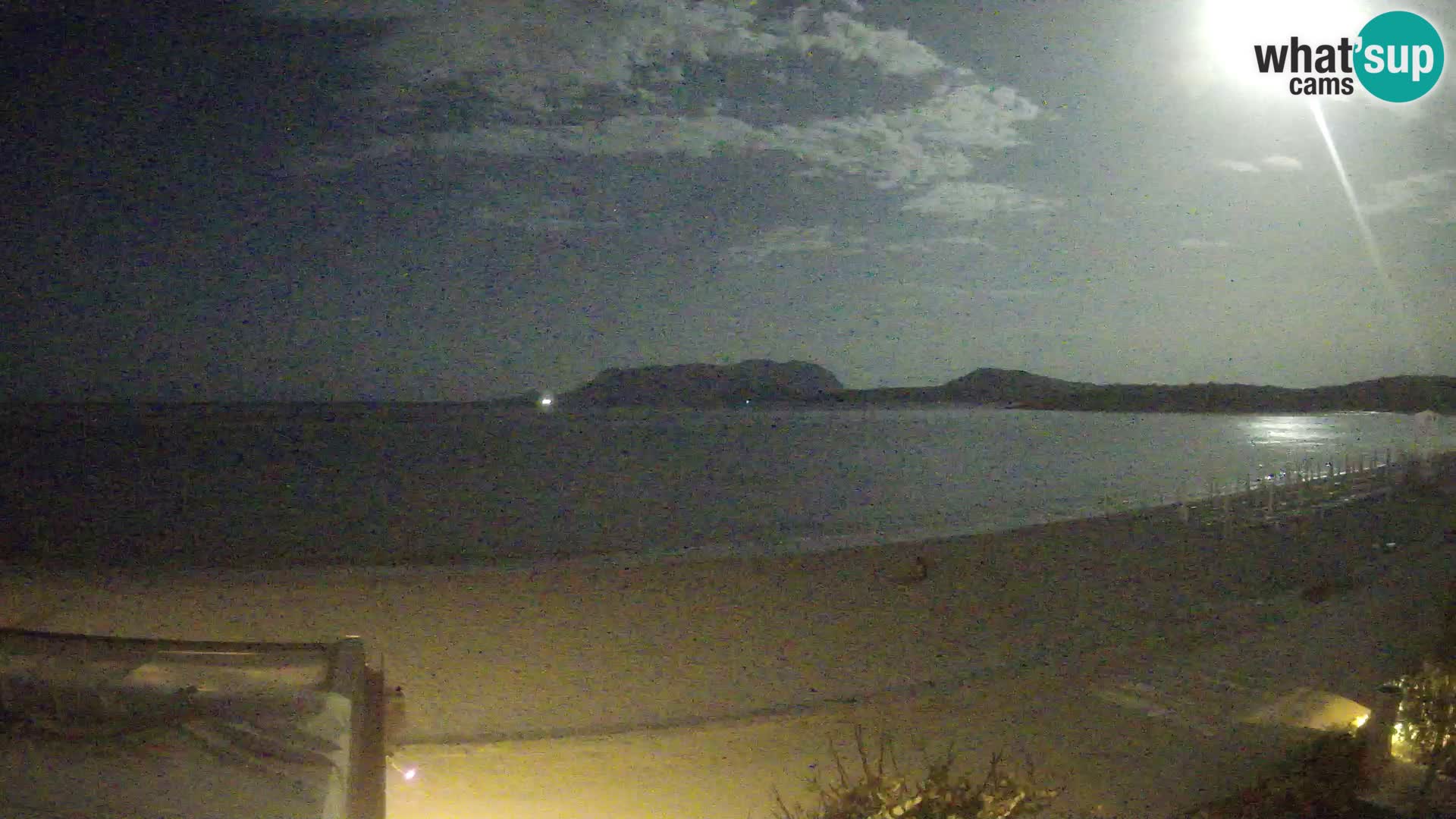 La plage de Pittulongu en direct webcam Olbia – Sardaigne – Italie