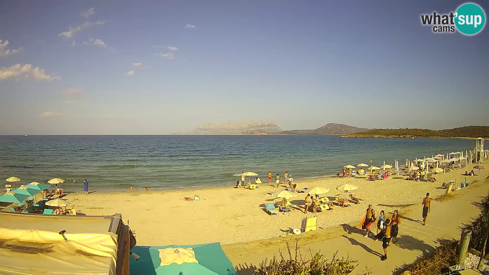 La playa de Pittulongu webcam en vivo Olbia – Cerdeña – Italia