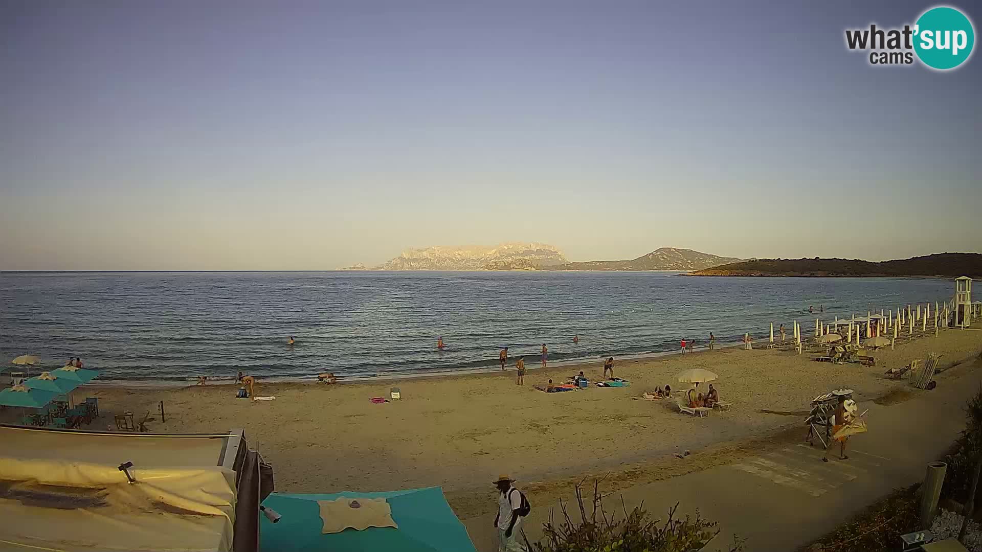 La playa de Pittulongu webcam en vivo Olbia – Cerdeña – Italia