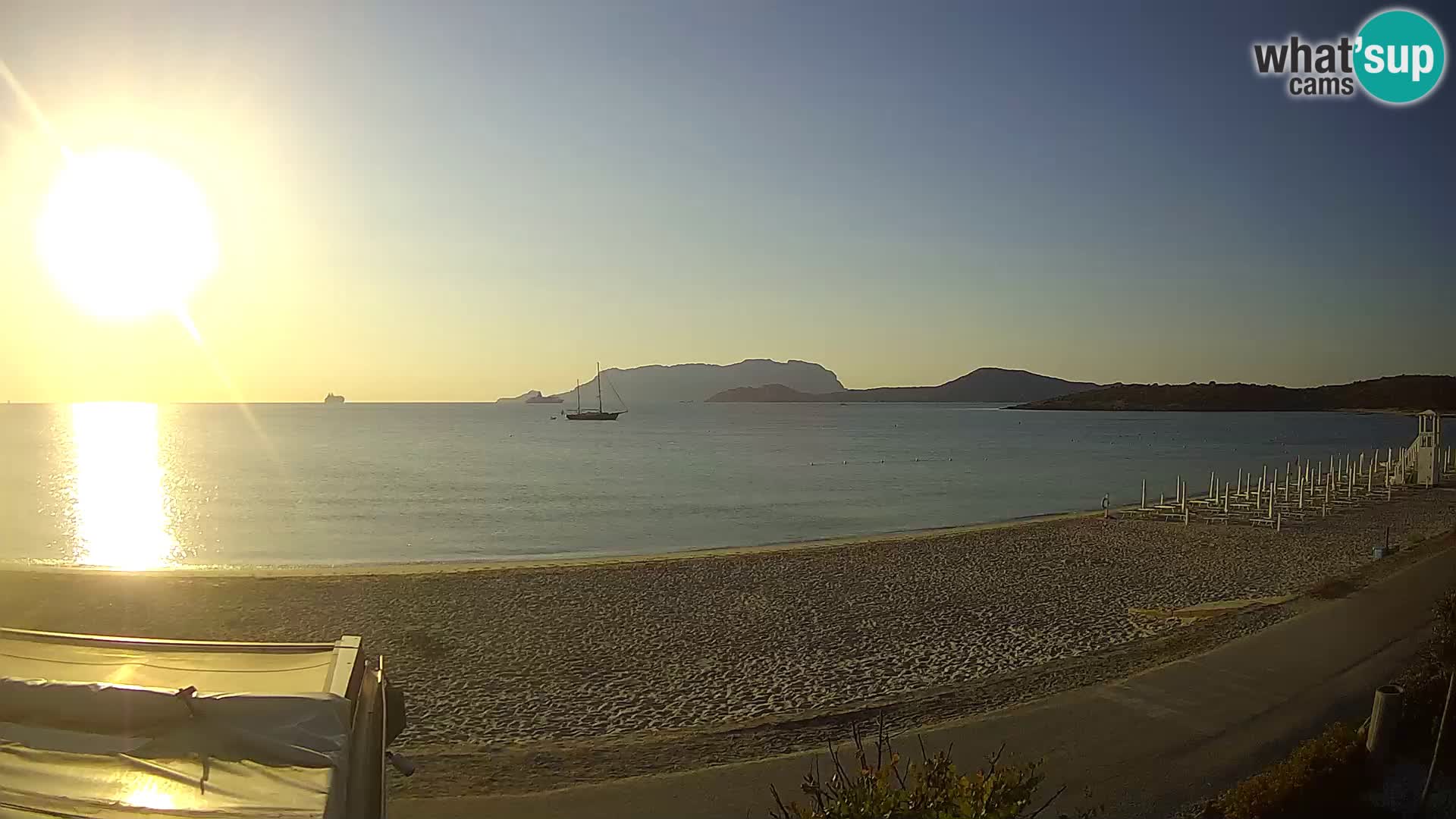 Plaža Pittulongu uživo web kamera Olbia – Sardinija – Italija