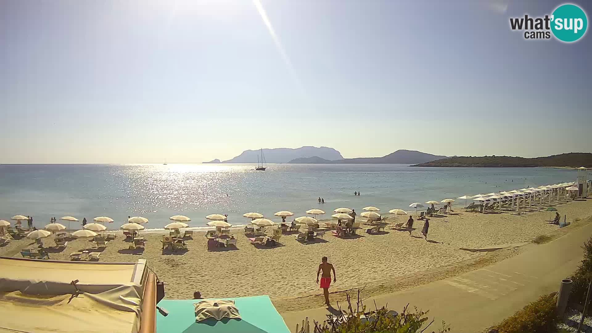 Der Strand von Pittulongu Live-Webcam Olbia – Sardinien – Italien