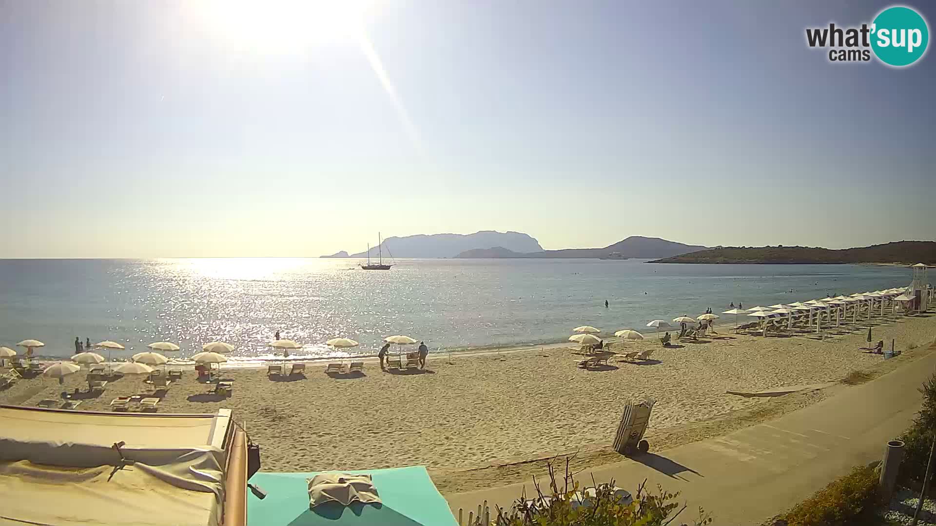 Der Strand von Pittulongu Live-Webcam Olbia – Sardinien – Italien