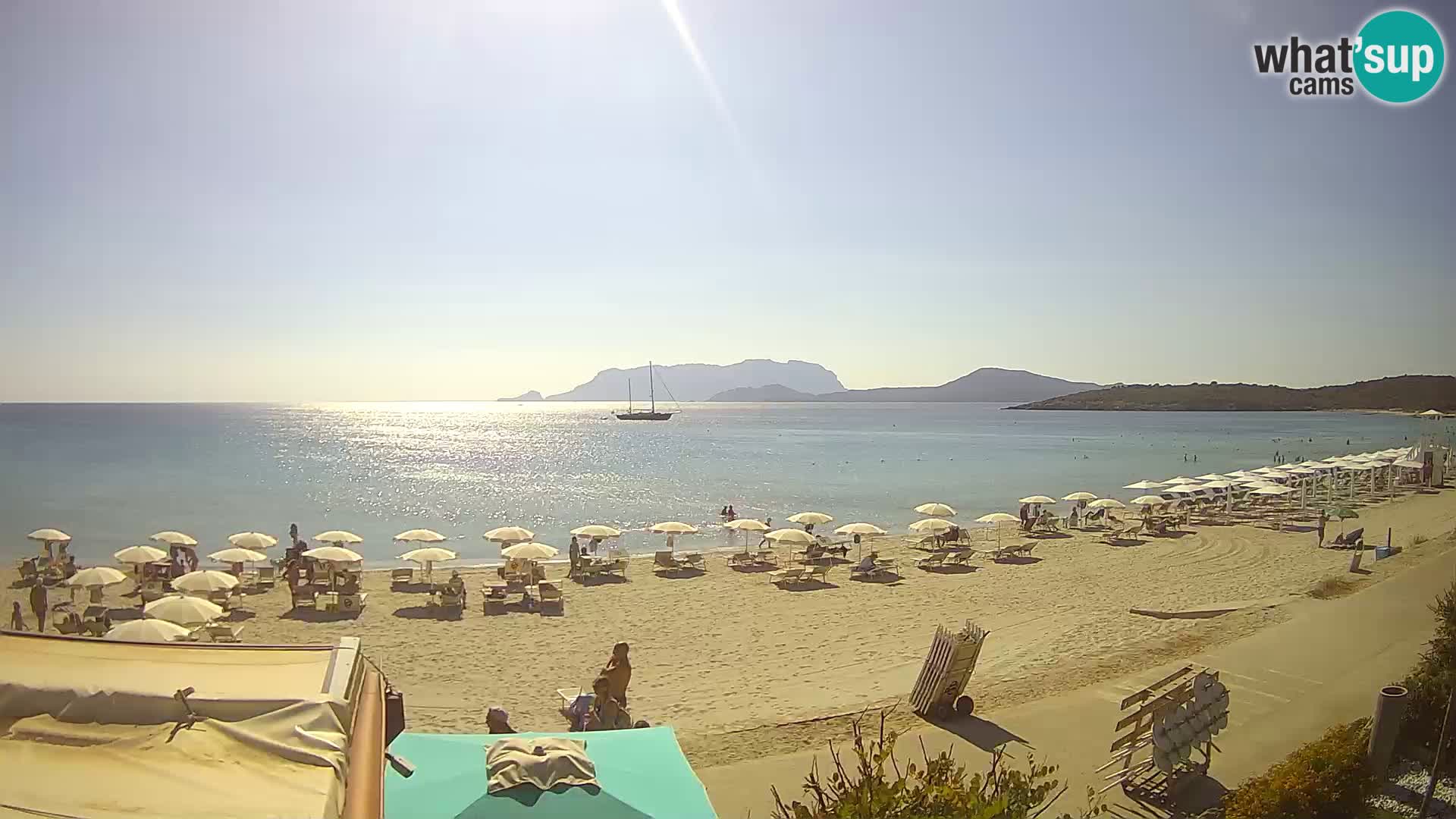 Der Strand von Pittulongu Live-Webcam Olbia – Sardinien – Italien