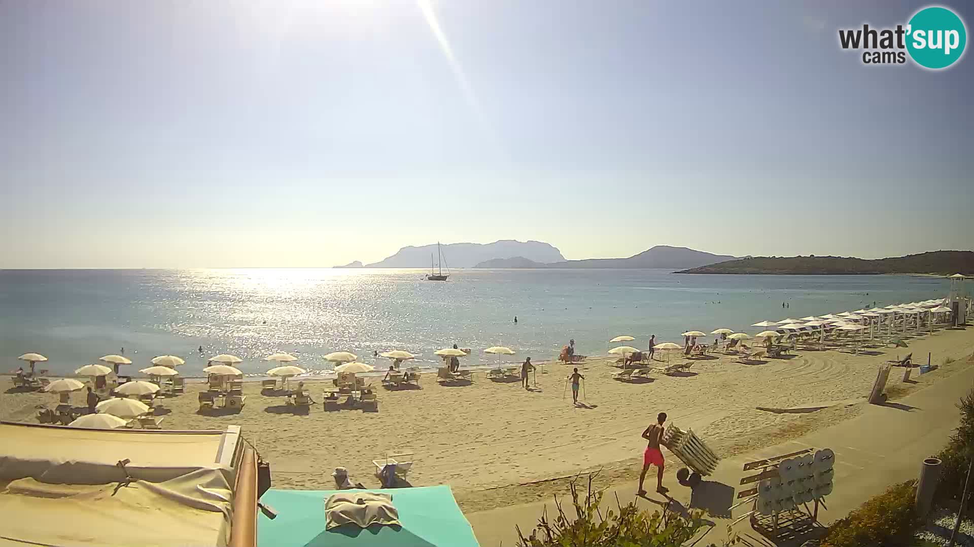 Der Strand von Pittulongu Live-Webcam Olbia – Sardinien – Italien