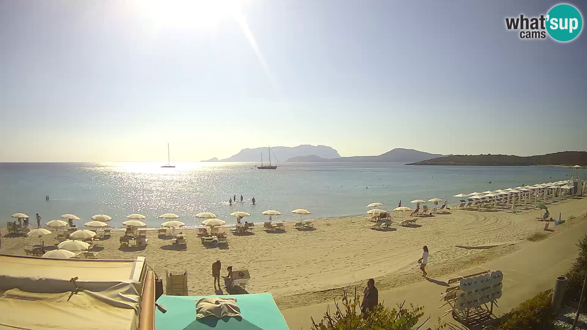 Der Strand von Pittulongu Live-Webcam Olbia – Sardinien – Italien