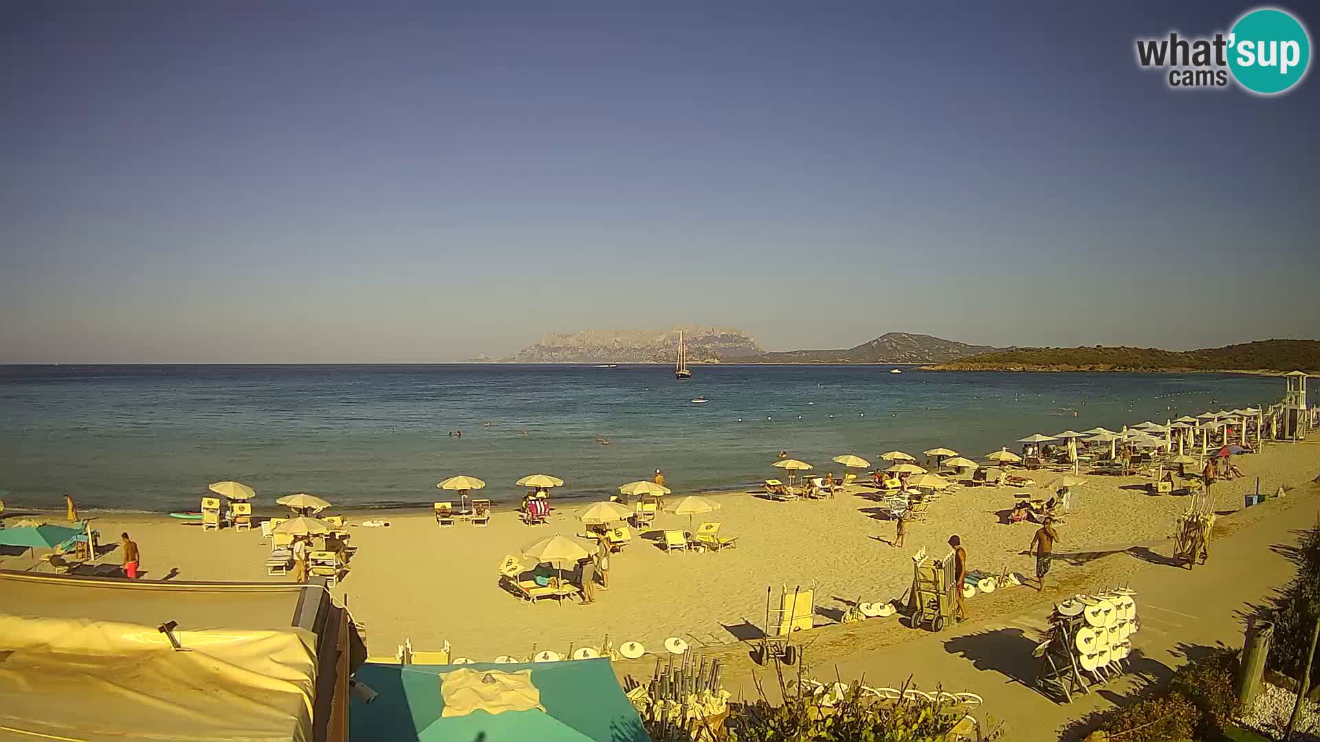 The beach of Pittulongu live webcam Olbia – Sardinia – Italy