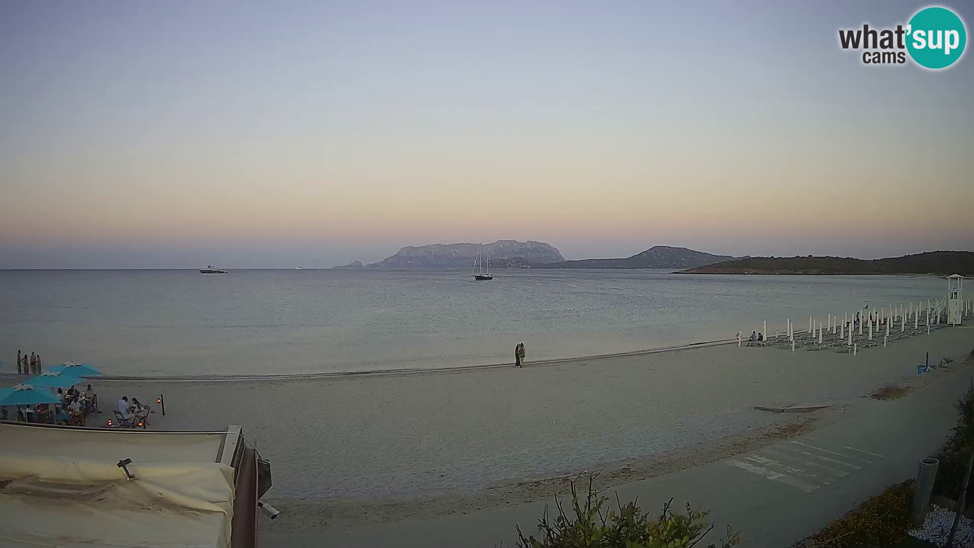 La playa de Pittulongu webcam en vivo Olbia – Cerdeña – Italia