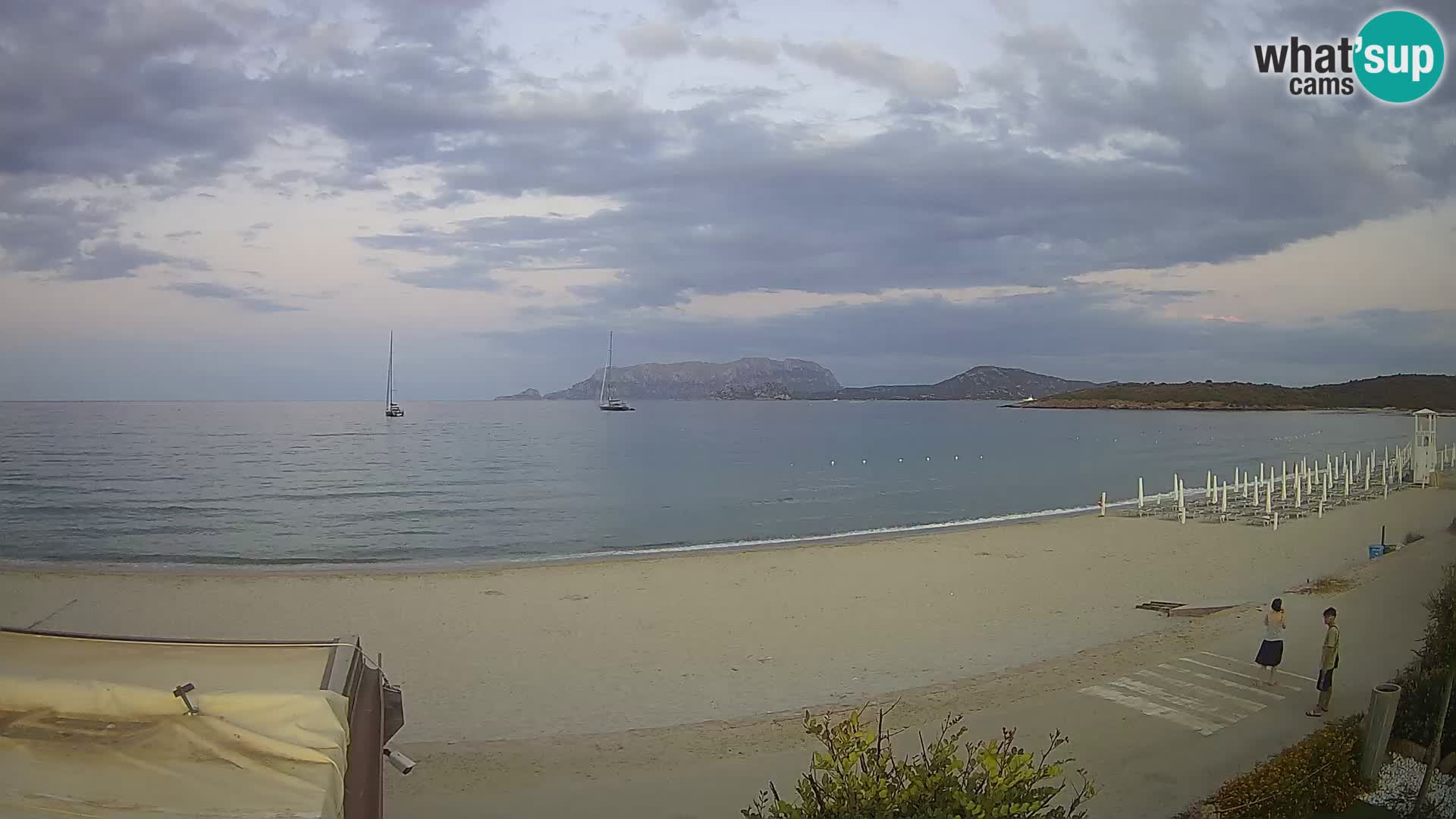 La playa de Pittulongu webcam en vivo Olbia – Cerdeña – Italia