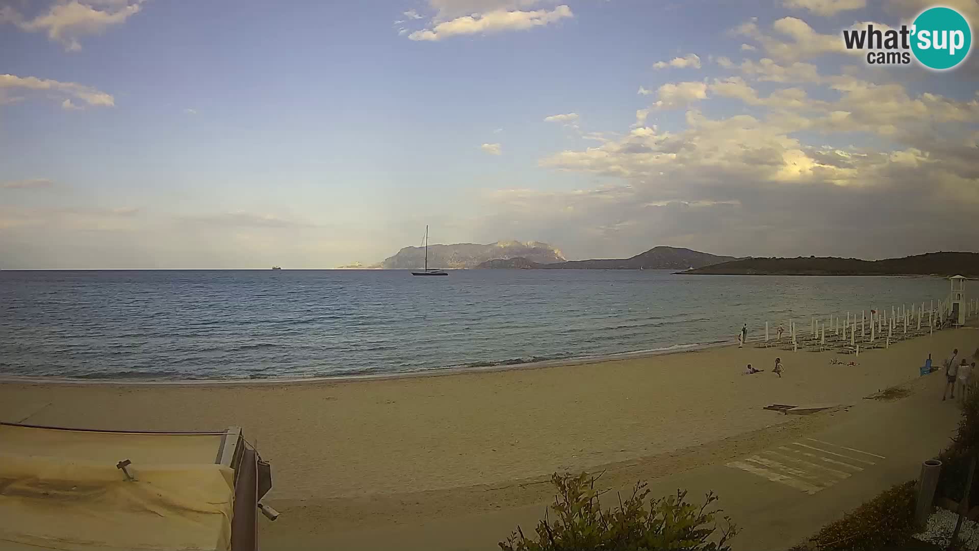 The beach of Pittulongu live webcam Olbia – Sardinia – Italy