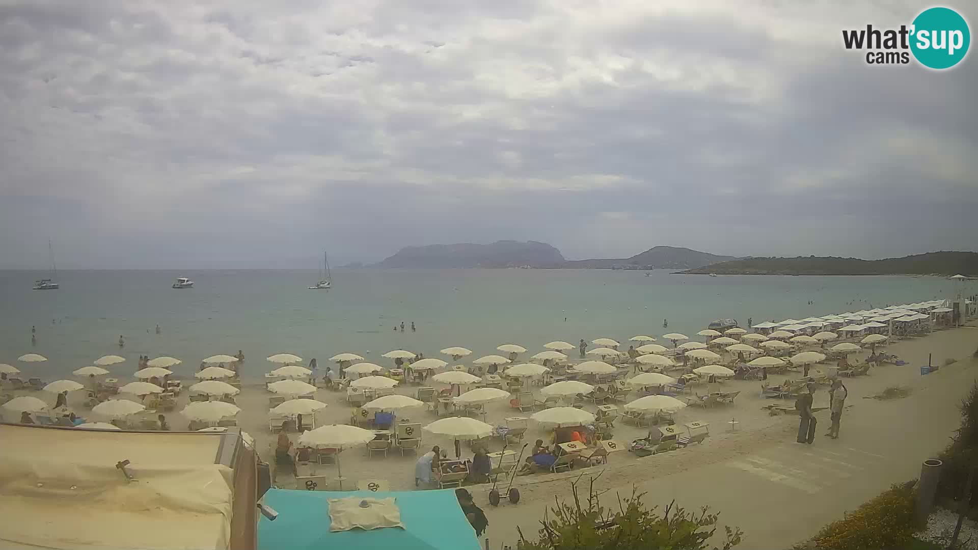 Der Strand von Pittulongu Live-Webcam Olbia – Sardinien – Italien