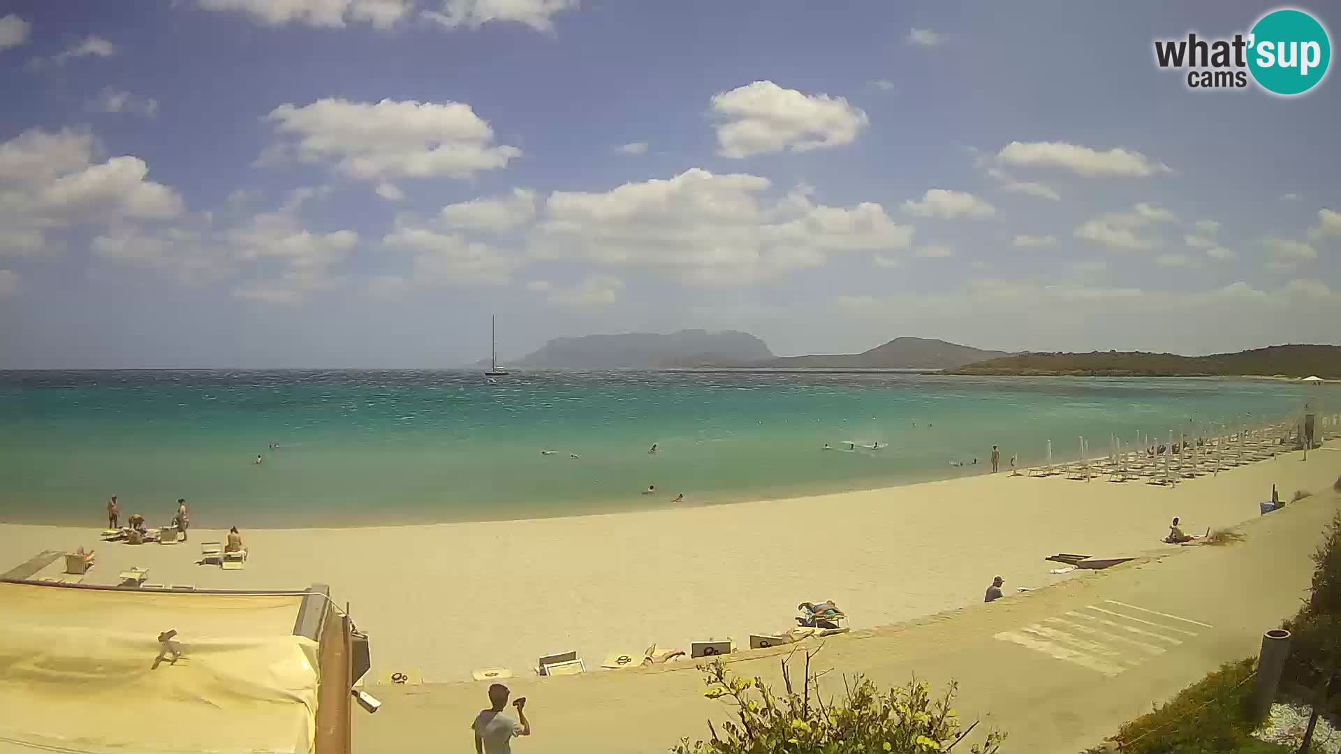 The beach of Pittulongu live webcam Olbia – Sardinia – Italy