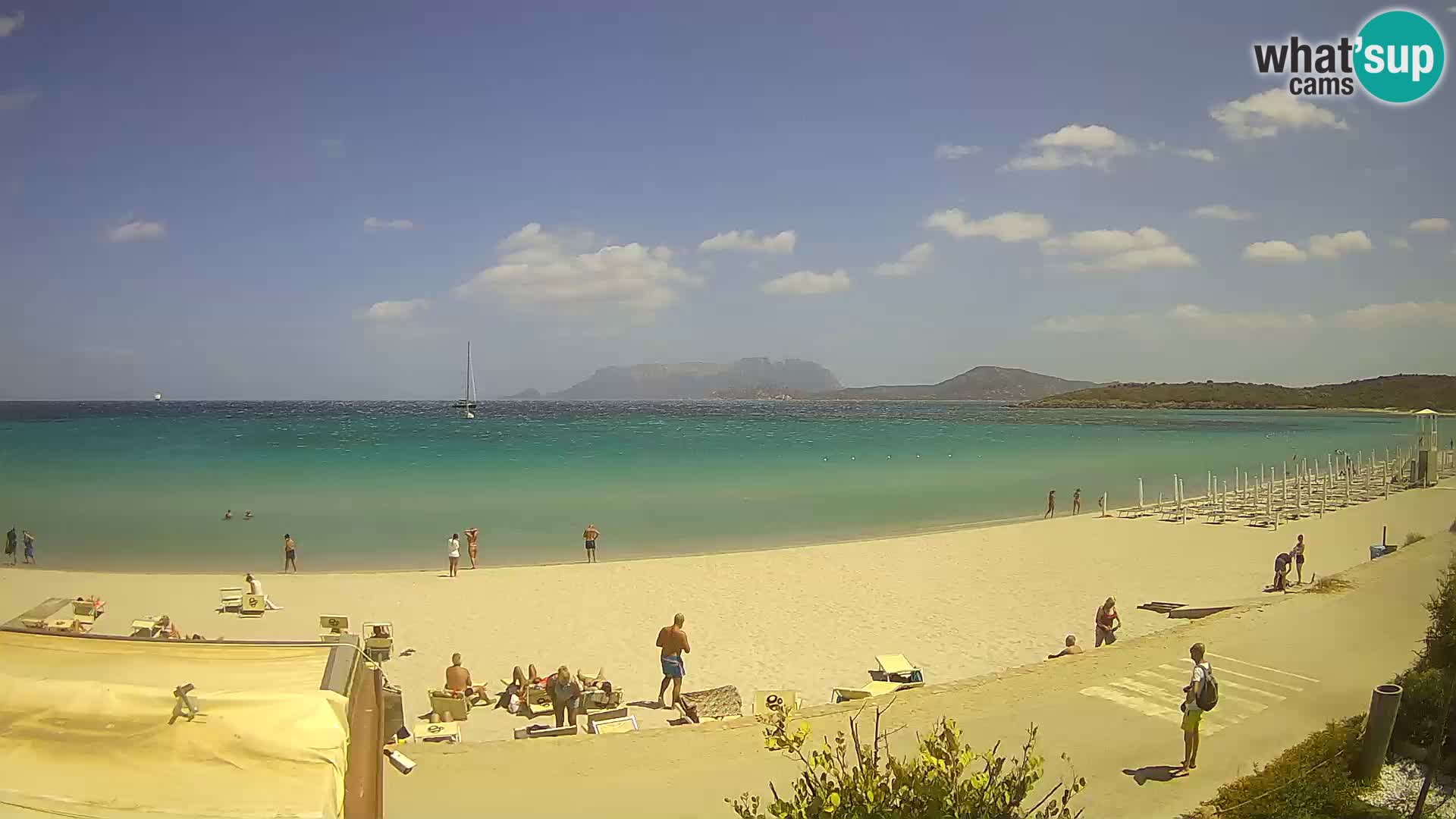 The beach of Pittulongu live webcam Olbia – Sardinia – Italy
