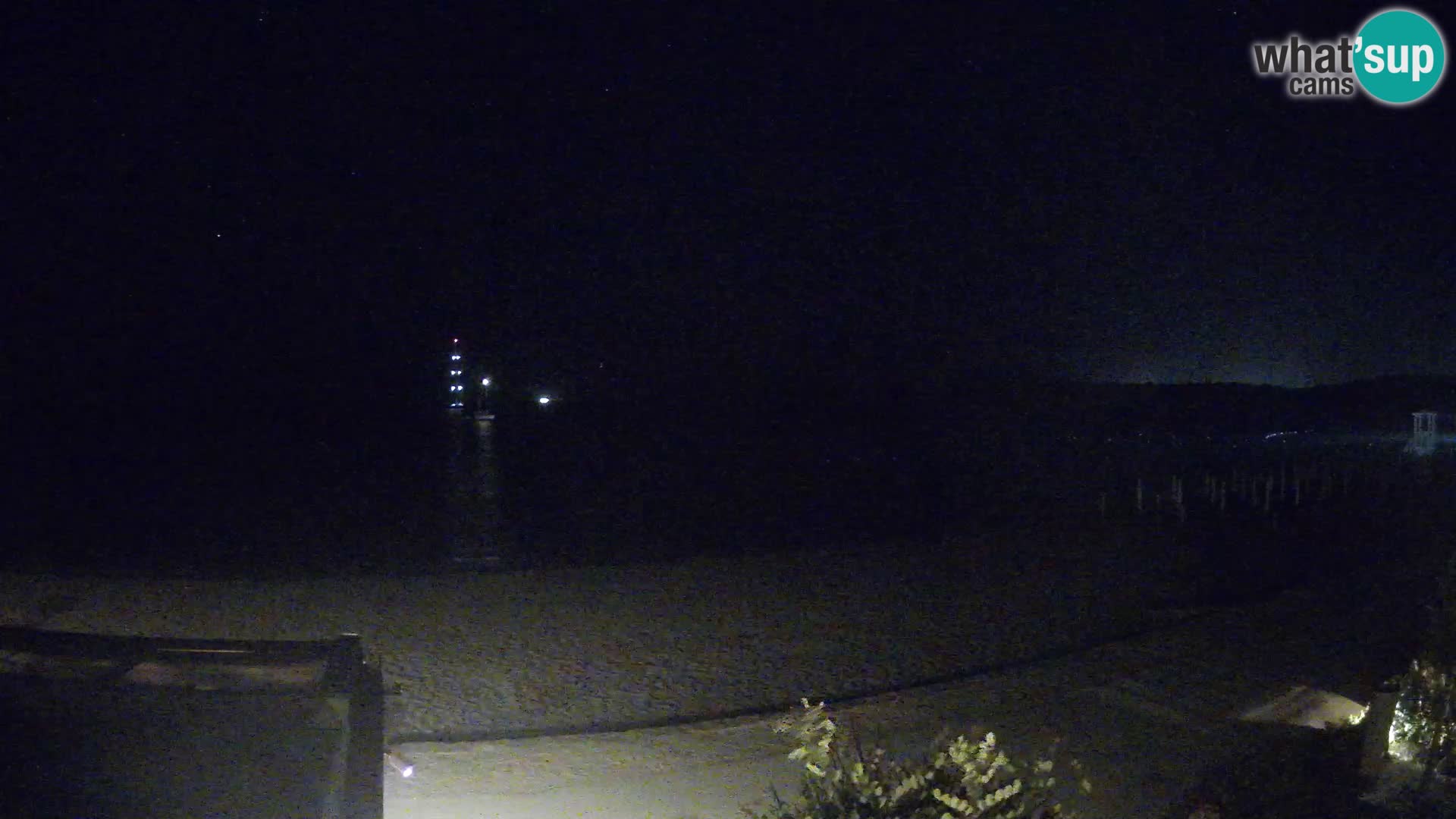 La webcam spiaggia Pittulongu vicino Olbia – Sardegna
