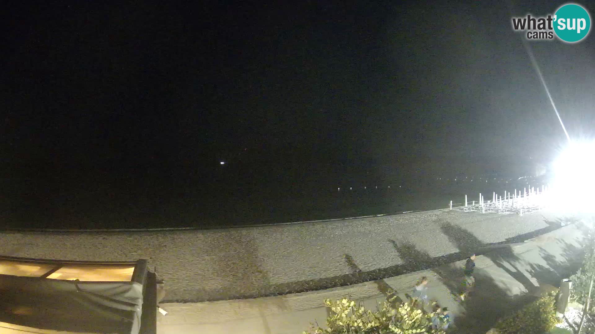 La webcam spiaggia Pittulongu vicino Olbia – Sardegna