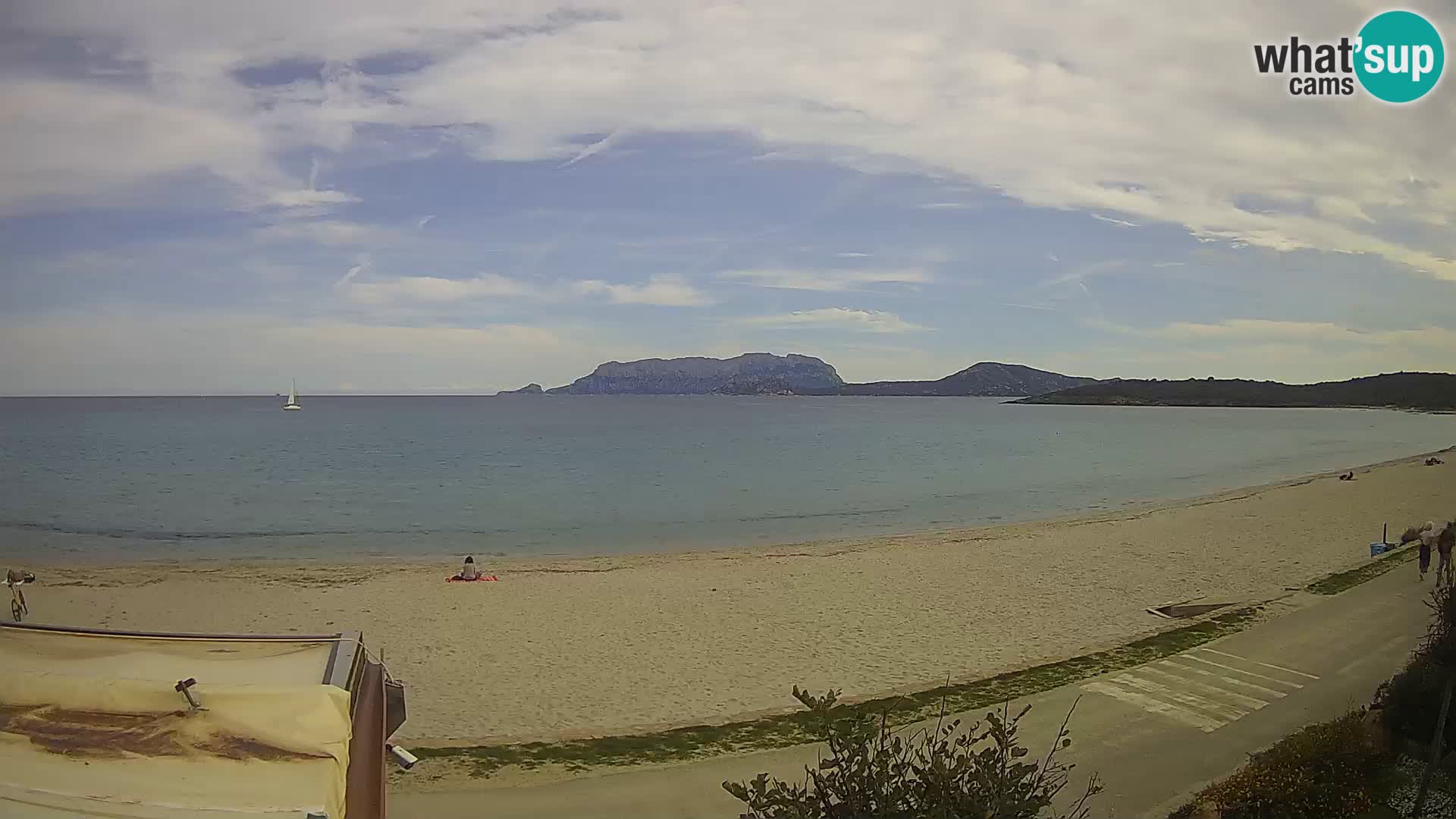 La playa de Pittulongu webcam en vivo Olbia – Cerdeña – Italia