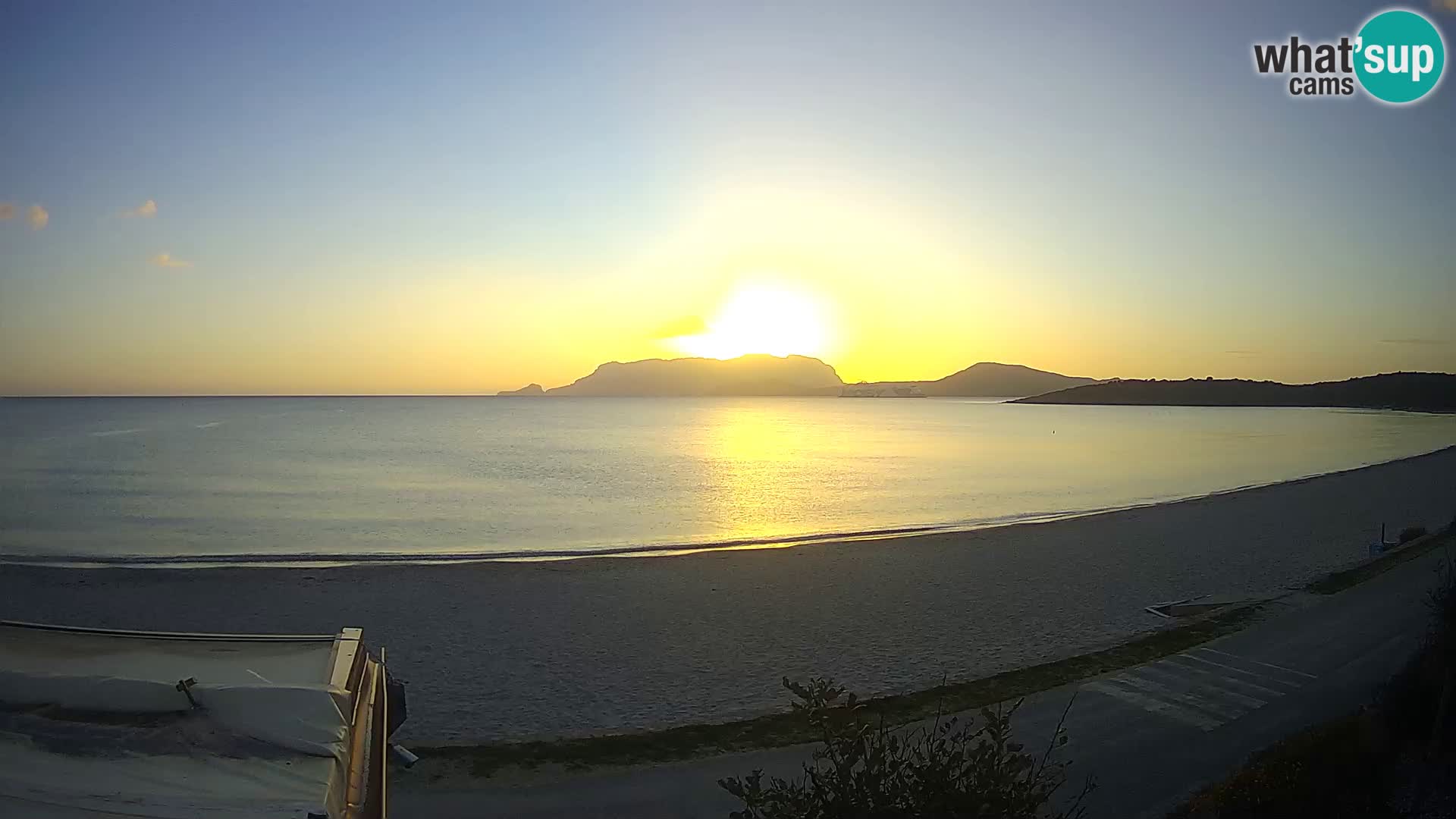 La playa de Pittulongu webcam en vivo Olbia – Cerdeña – Italia