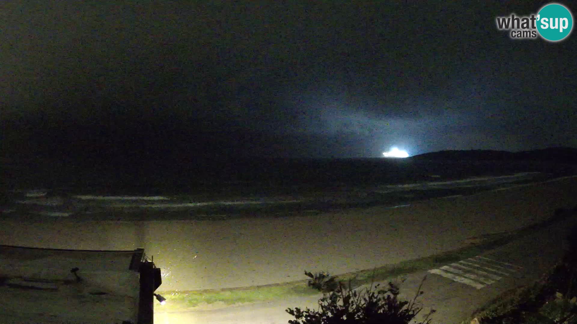 La webcam spiaggia Pittulongu vicino Olbia – Sardegna