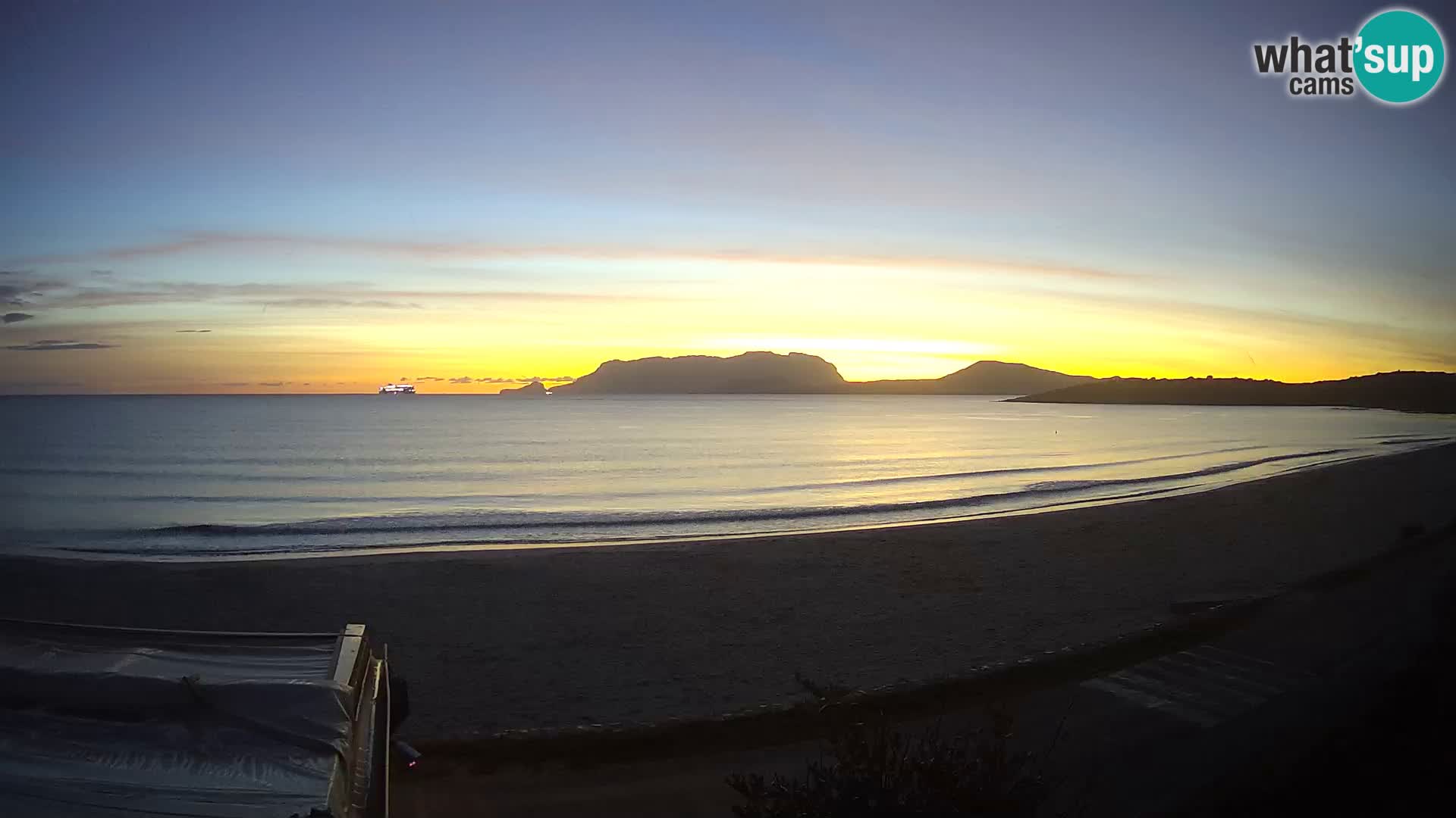 La playa de Pittulongu webcam en vivo Olbia – Cerdeña – Italia
