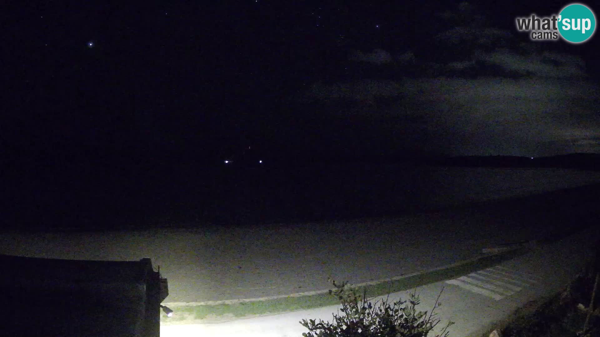 La webcam spiaggia Pittulongu vicino Olbia – Sardegna