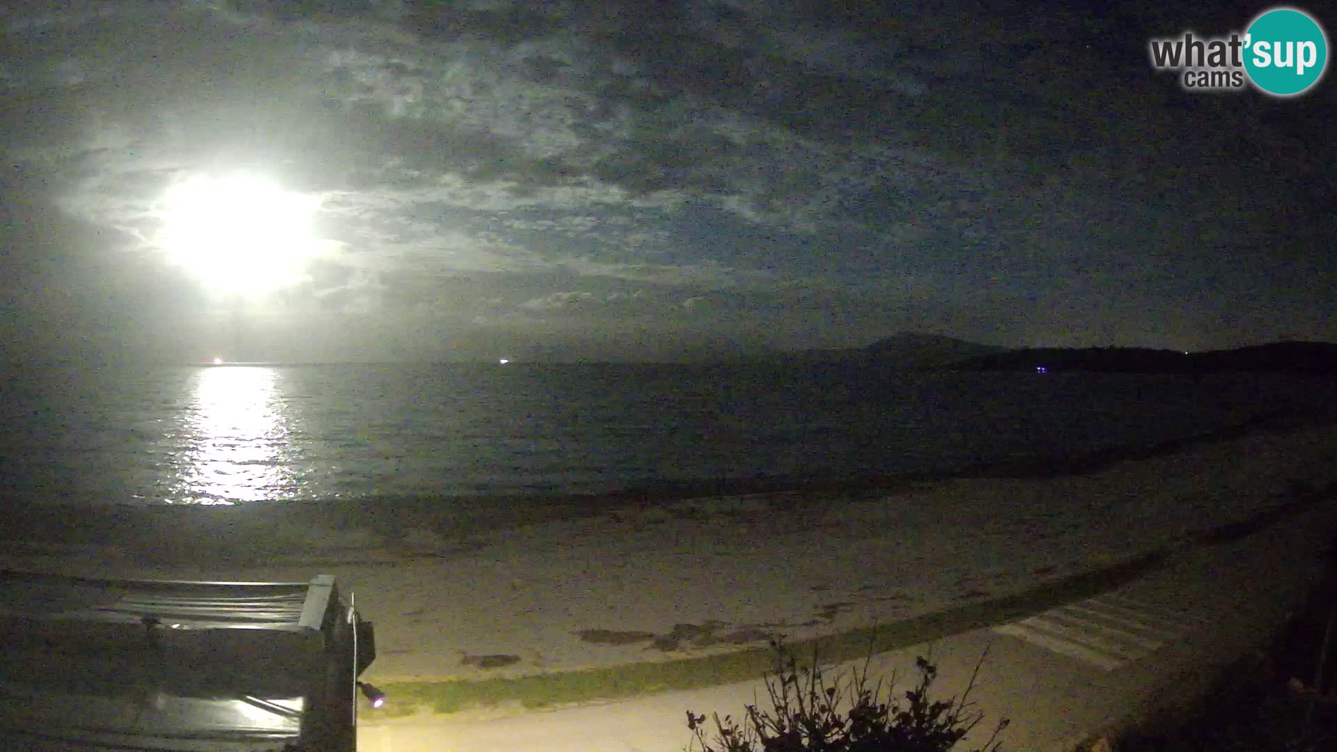 La plage de Pittulongu en direct webcam Olbia – Sardaigne – Italie