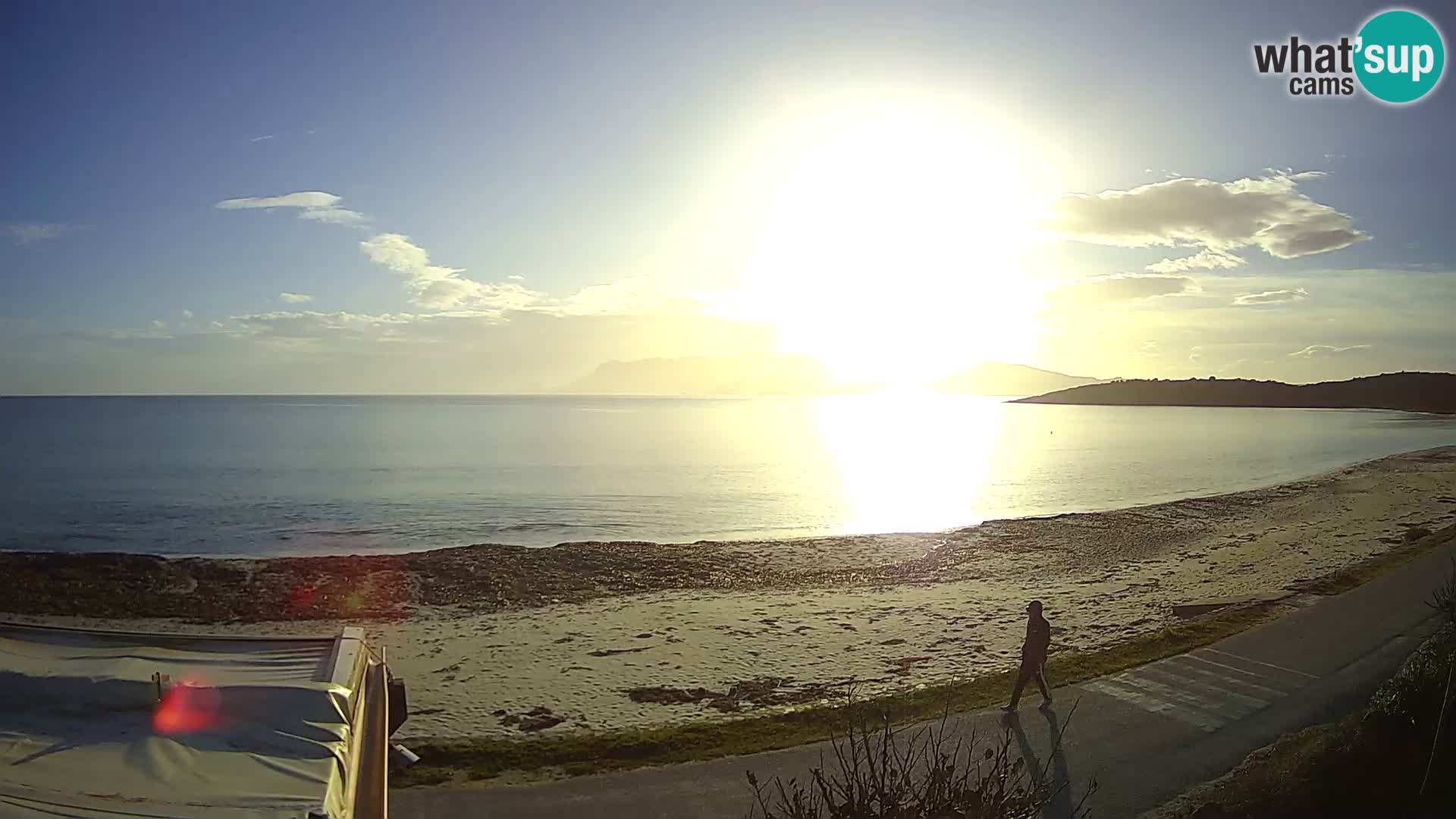 Plaža Pittulongu uživo web kamera Olbia – Sardinija – Italija