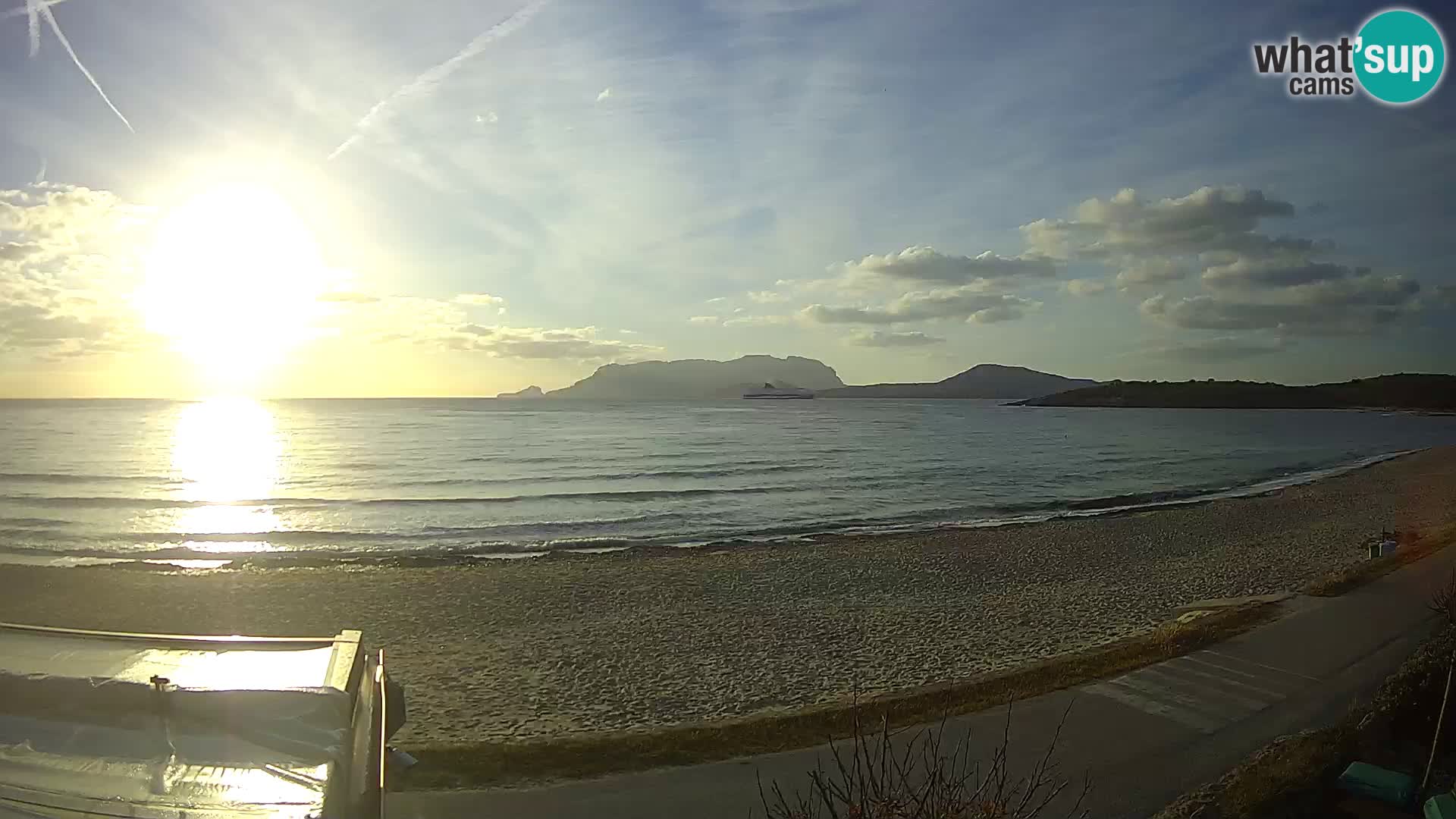 Plaža Pittulongu uživo web kamera Olbia – Sardinija – Italija