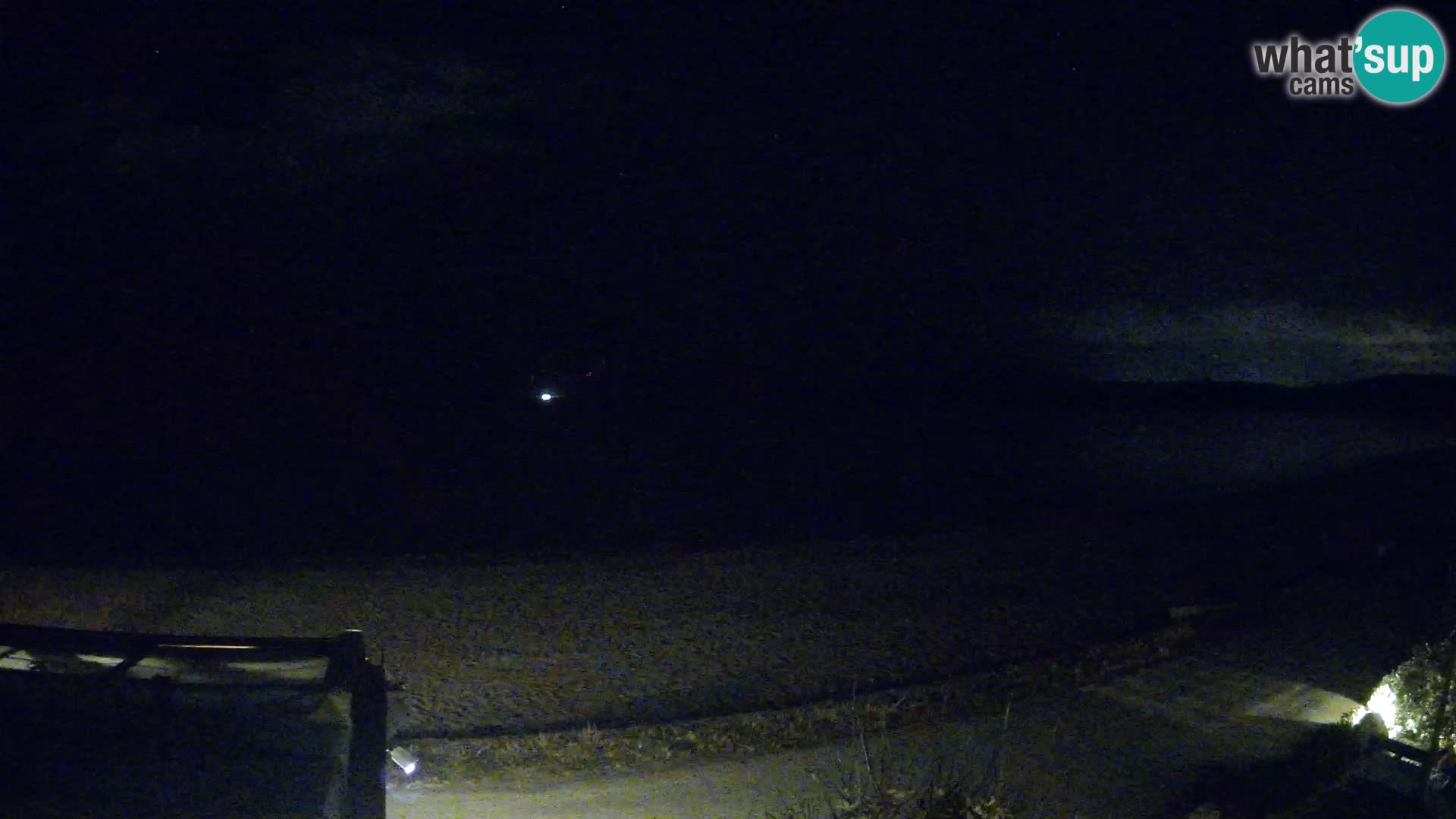 La webcam spiaggia Pittulongu vicino Olbia – Sardegna