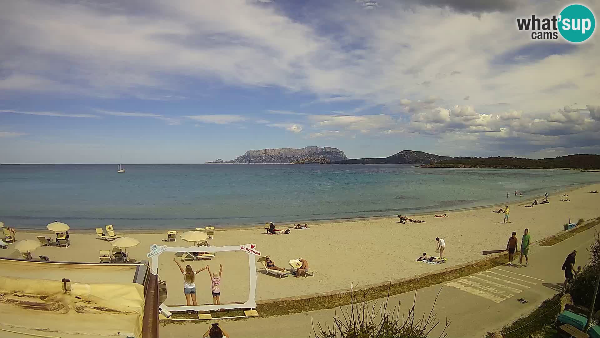 La playa de Pittulongu webcam en vivo Olbia – Cerdeña – Italia