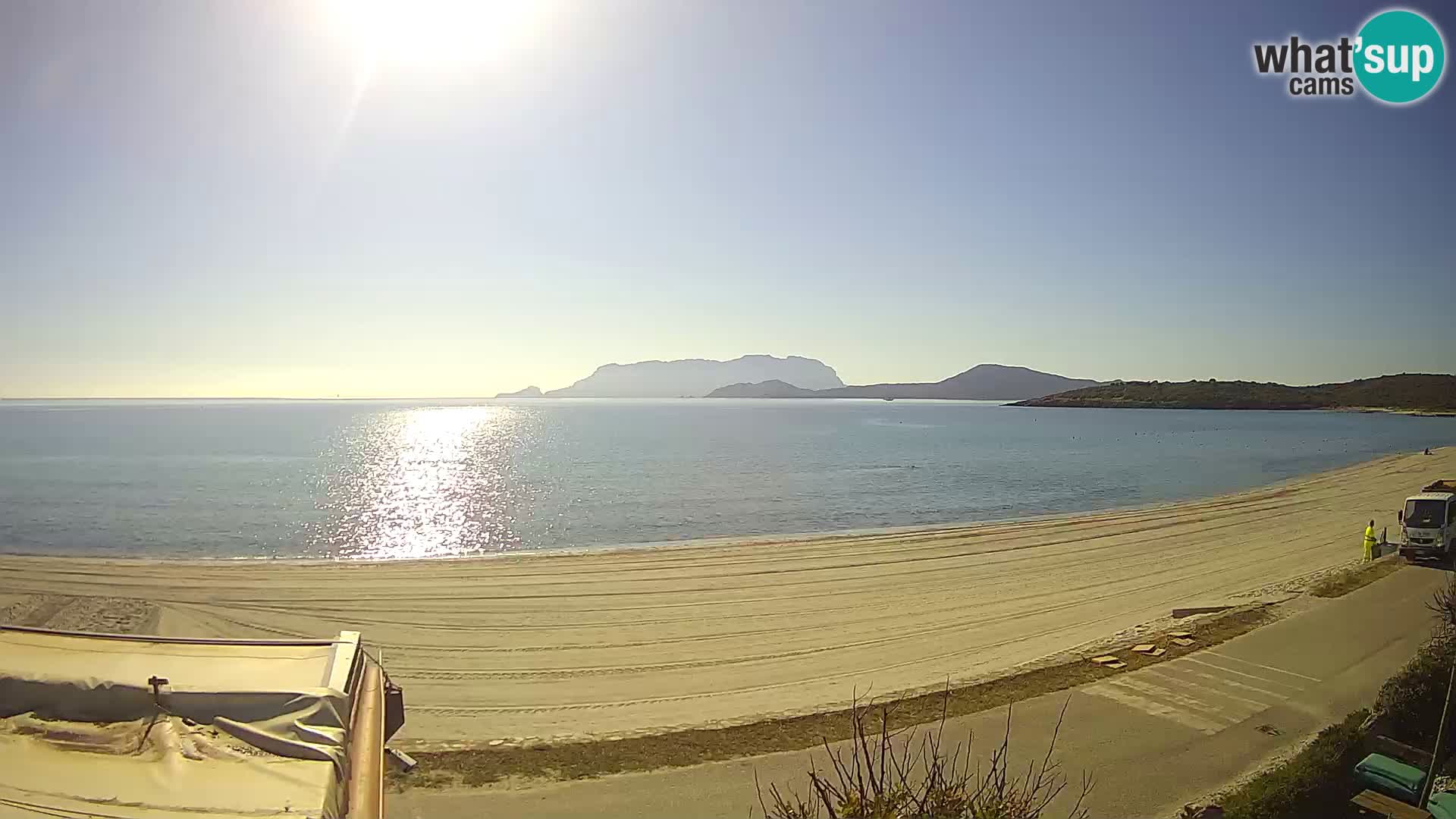 Der Strand von Pittulongu Live-Webcam Olbia – Sardinien – Italien