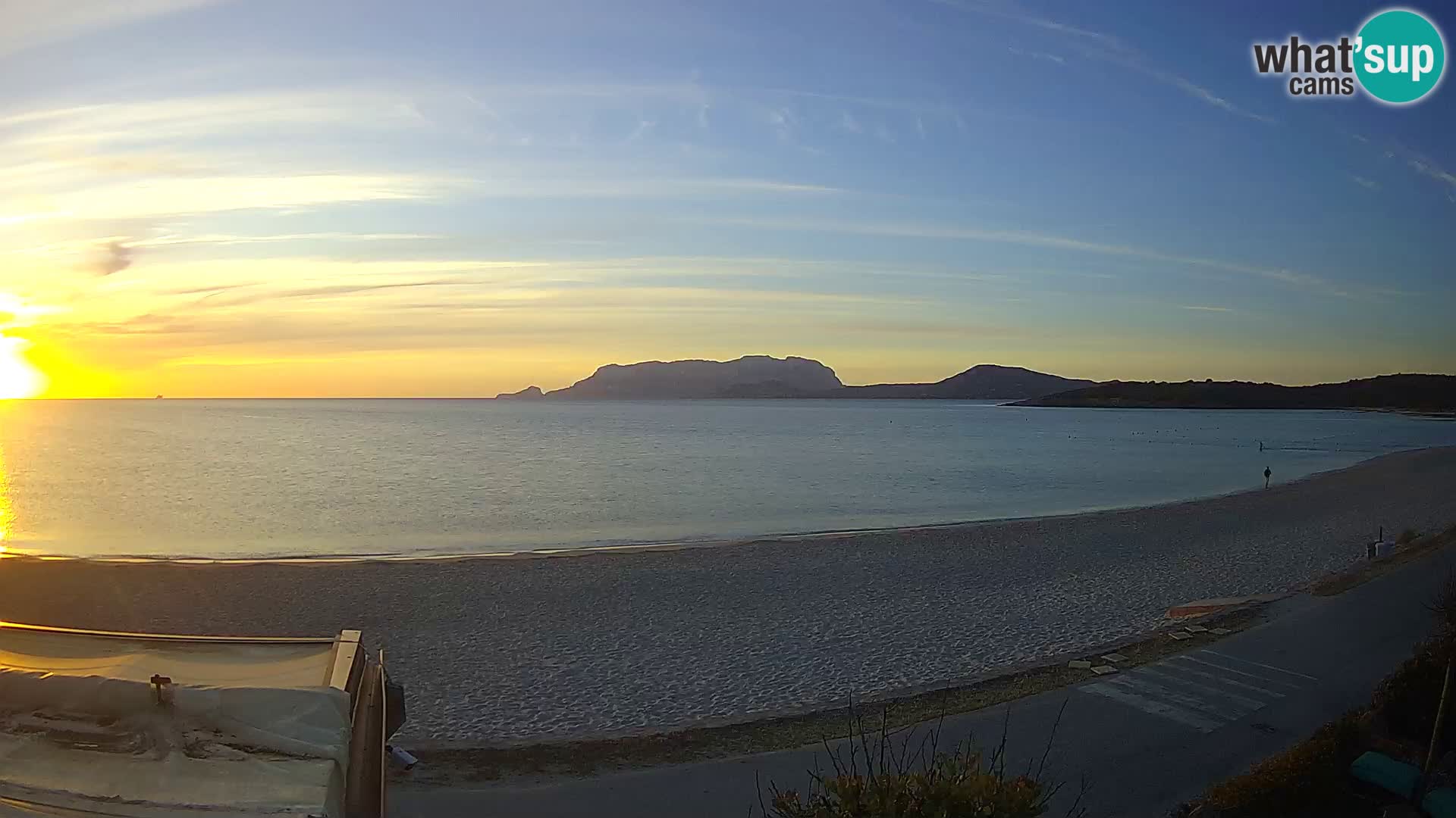 La playa de Pittulongu webcam en vivo Olbia – Cerdeña – Italia