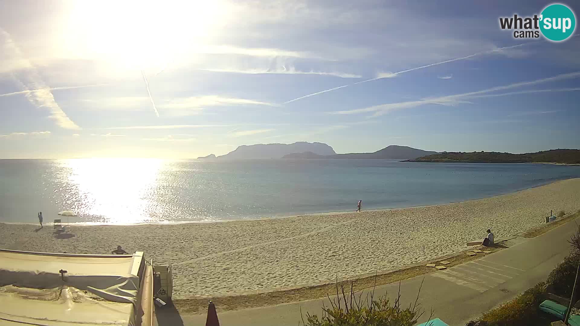 La playa de Pittulongu webcam en vivo Olbia – Cerdeña – Italia