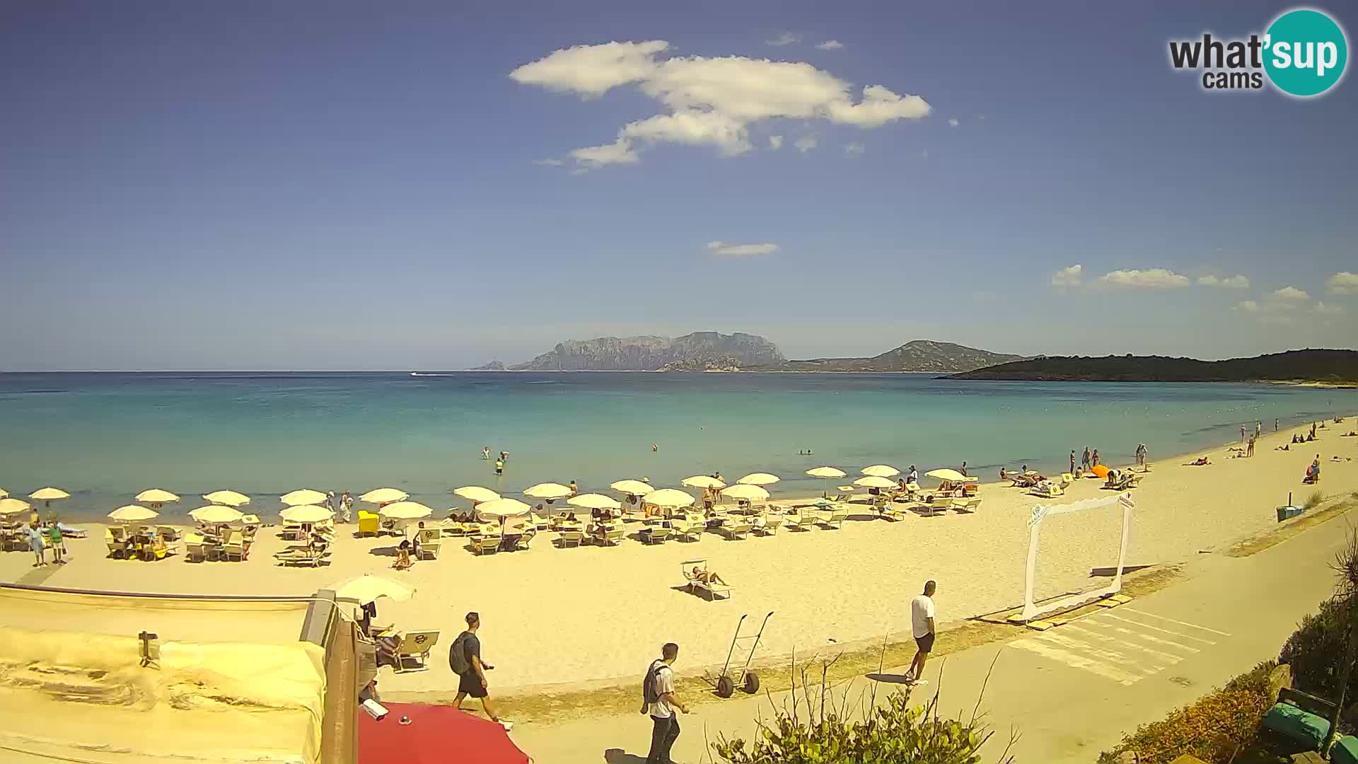 Der Strand von Pittulongu Live-Webcam Olbia – Sardinien – Italien