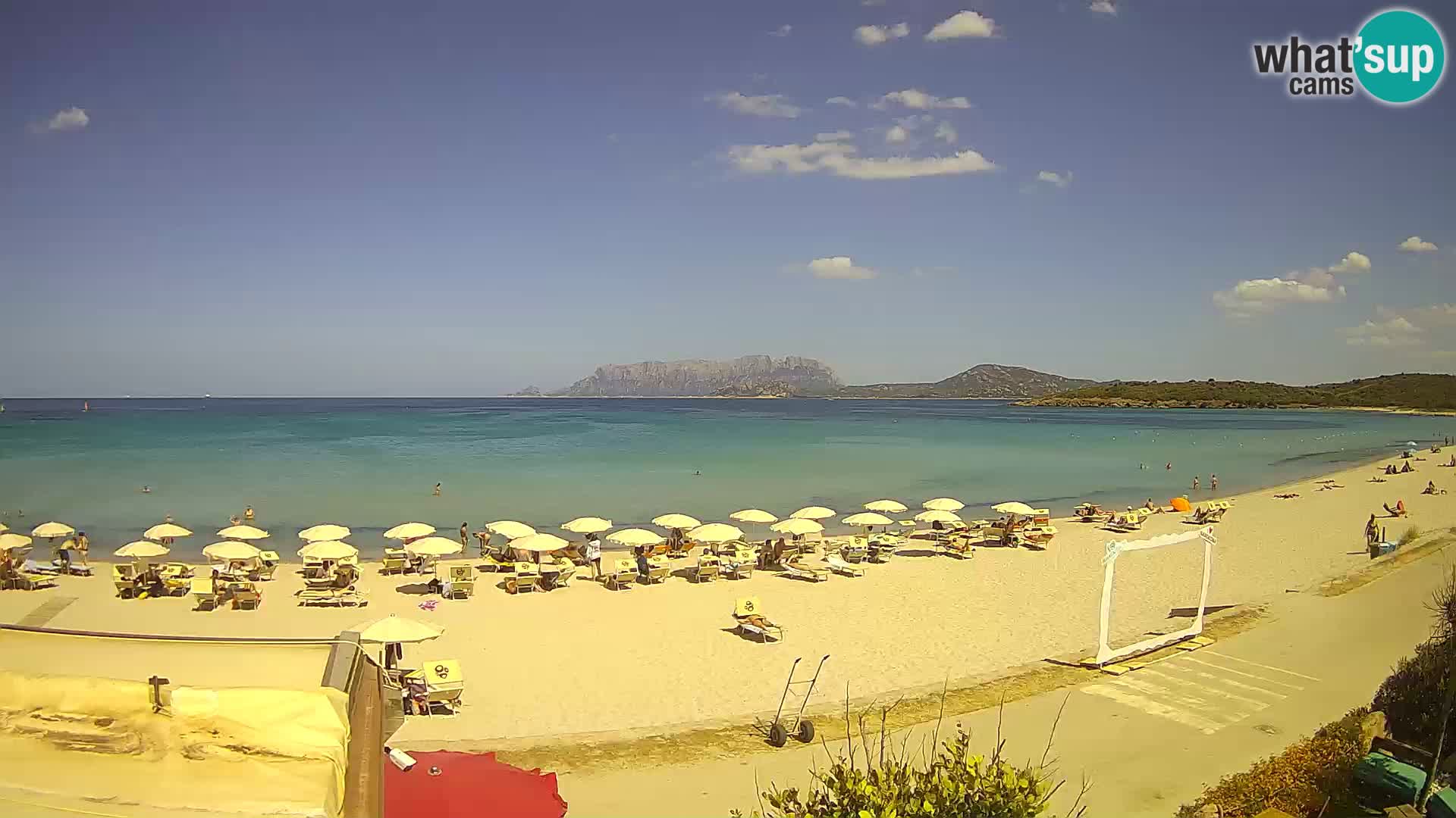 Der Strand von Pittulongu Live-Webcam Olbia – Sardinien – Italien
