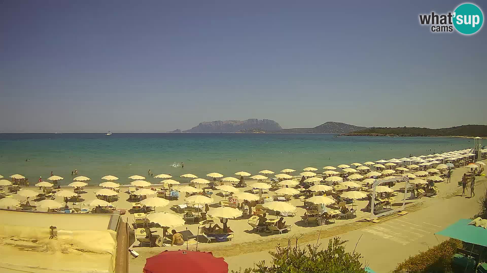 The beach of Pittulongu live webcam Olbia – Sardinia – Italy