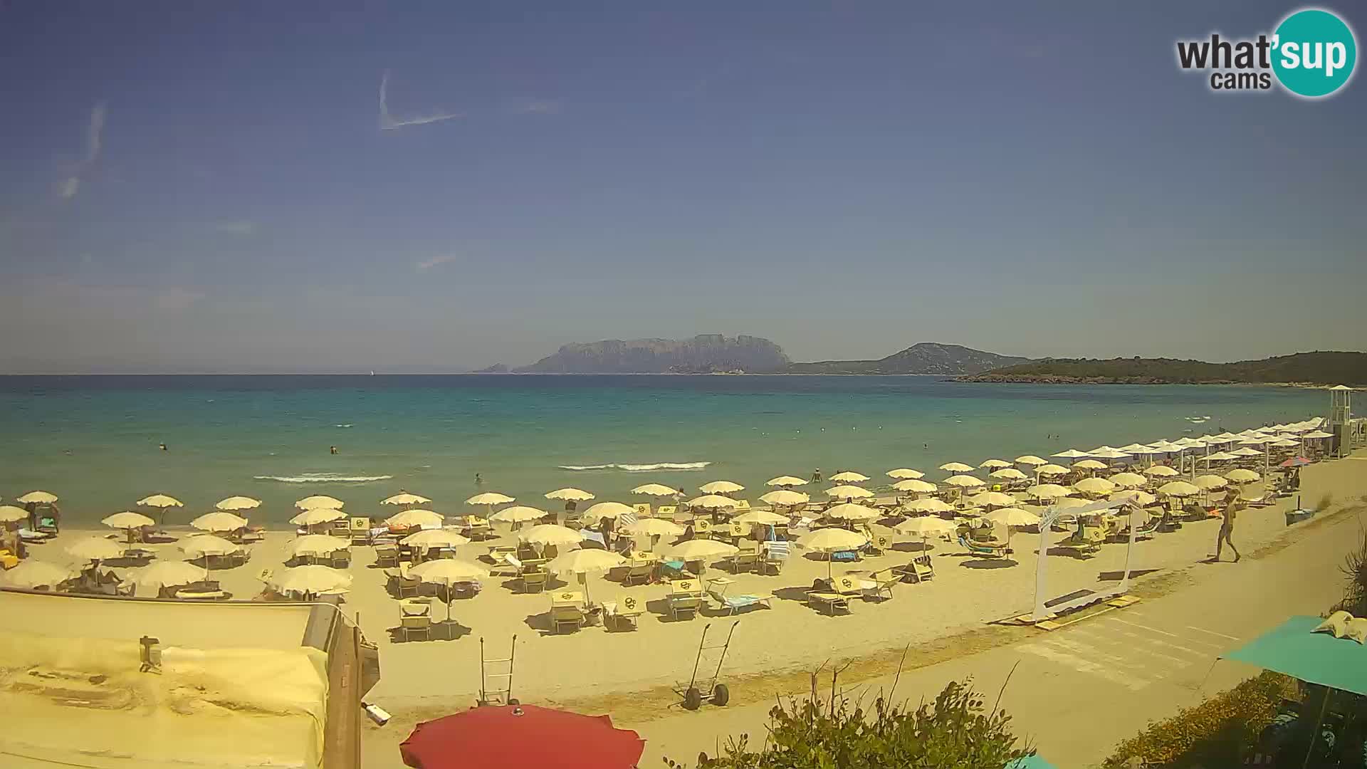 Plaža Pittulongu uživo web kamera Olbia – Sardinija – Italija