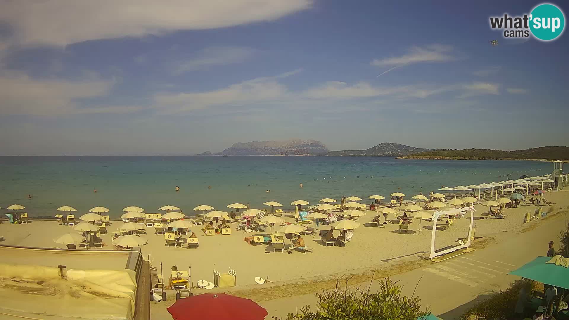 The beach of Pittulongu live webcam Olbia – Sardinia – Italy