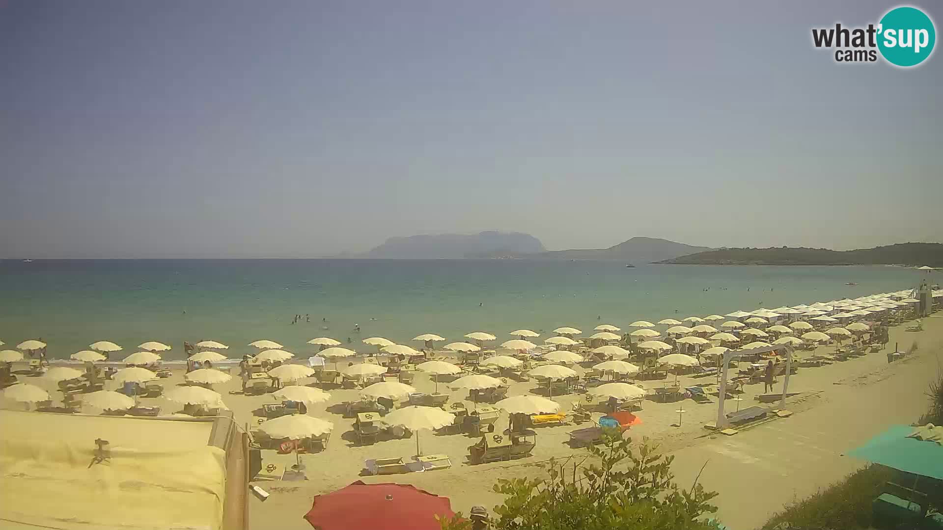 La playa de Pittulongu webcam en vivo Olbia – Cerdeña – Italia