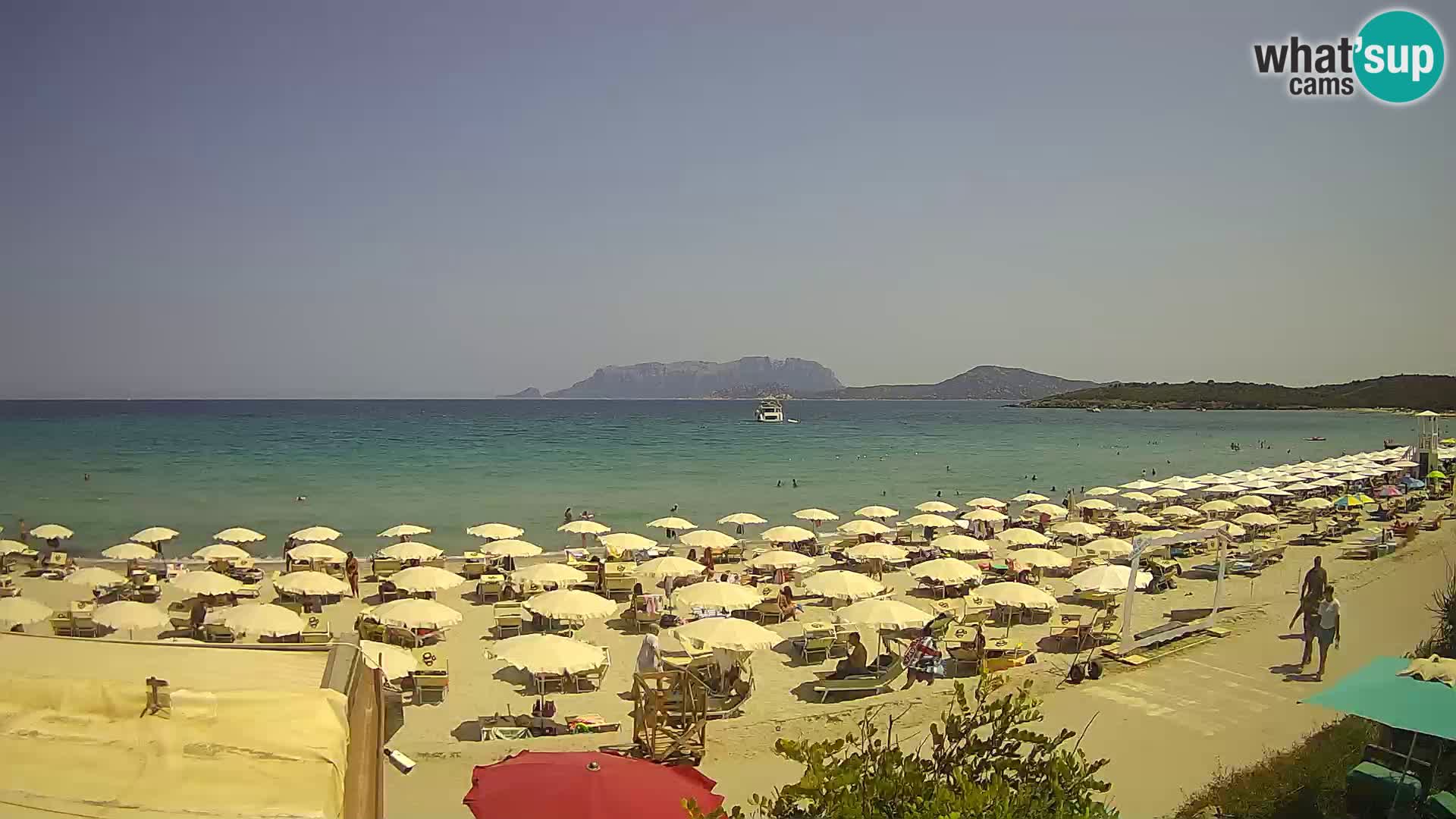 La playa de Pittulongu webcam en vivo Olbia – Cerdeña – Italia