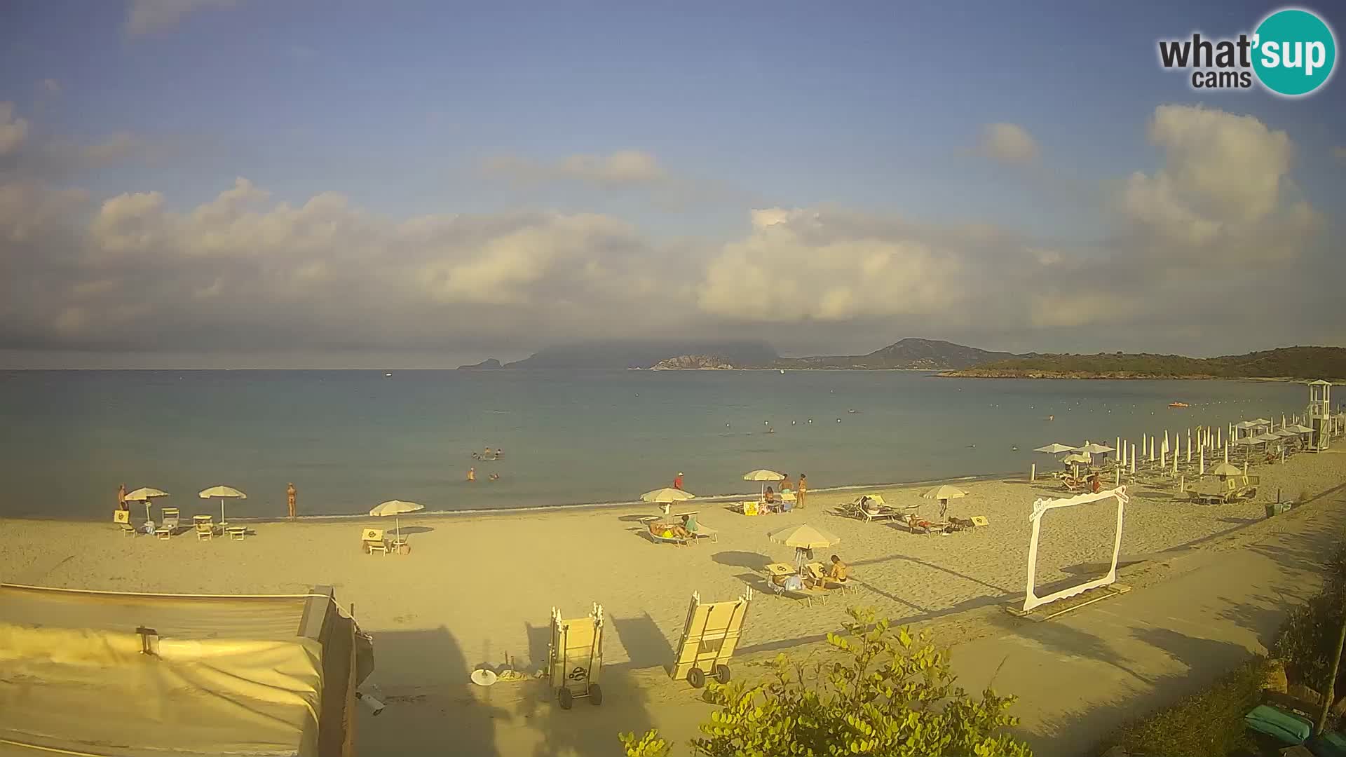 La playa de Pittulongu webcam en vivo Olbia – Cerdeña – Italia