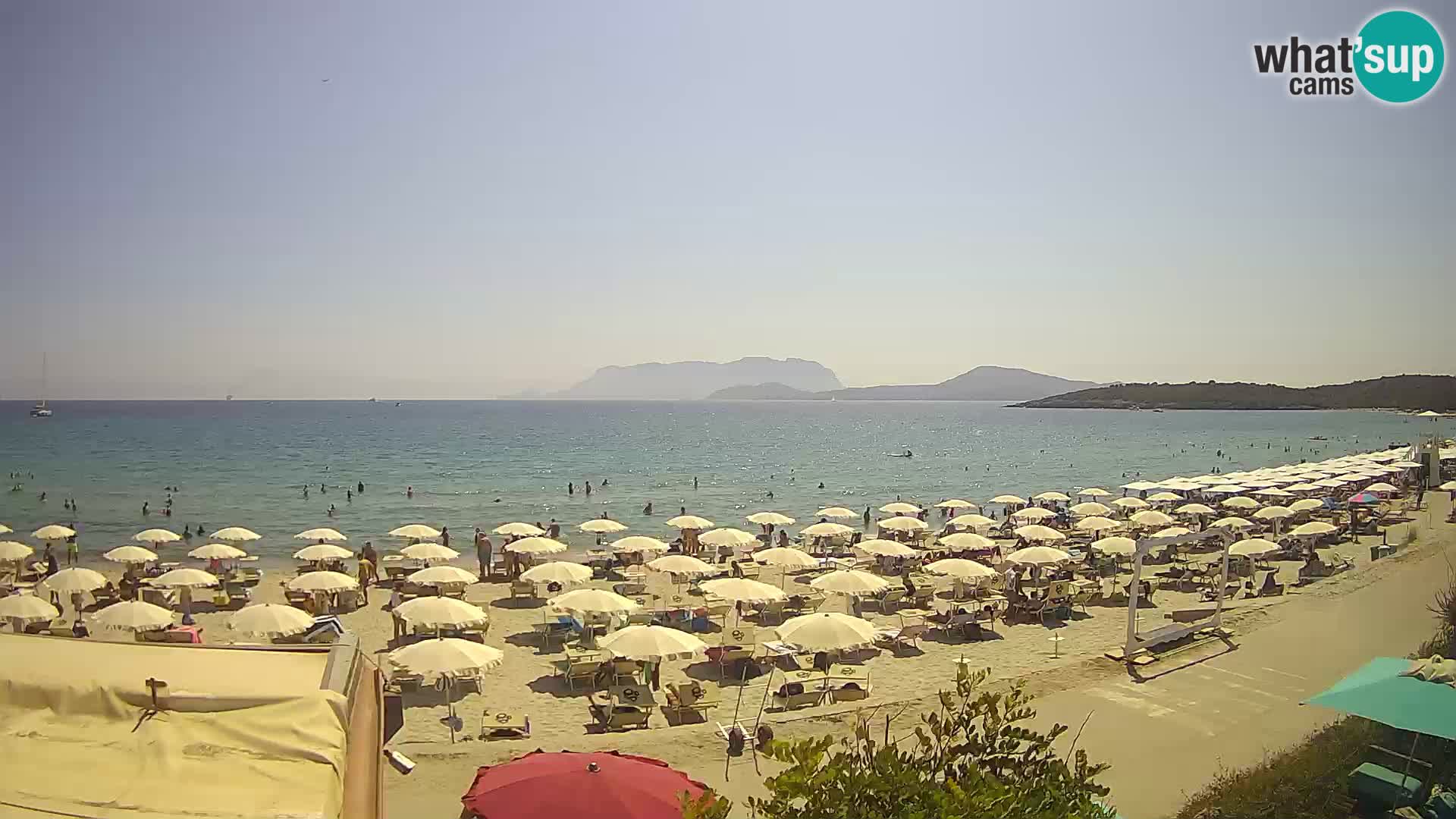 Der Strand von Pittulongu Live-Webcam Olbia – Sardinien – Italien